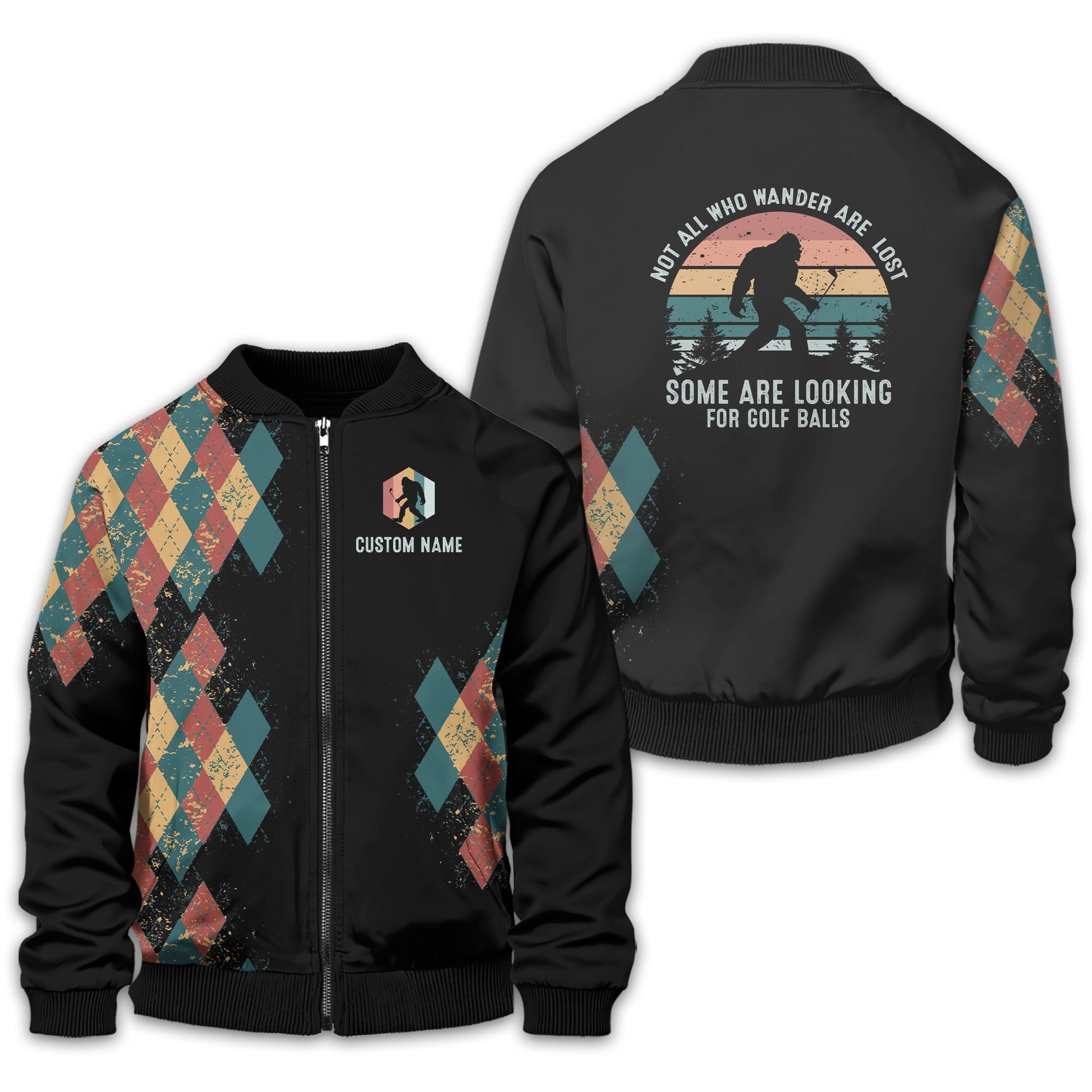 Not All Who Wander Are Lost Personalized Golf Polo Shirt, Golf Shirt For Men, Gift For Golfers