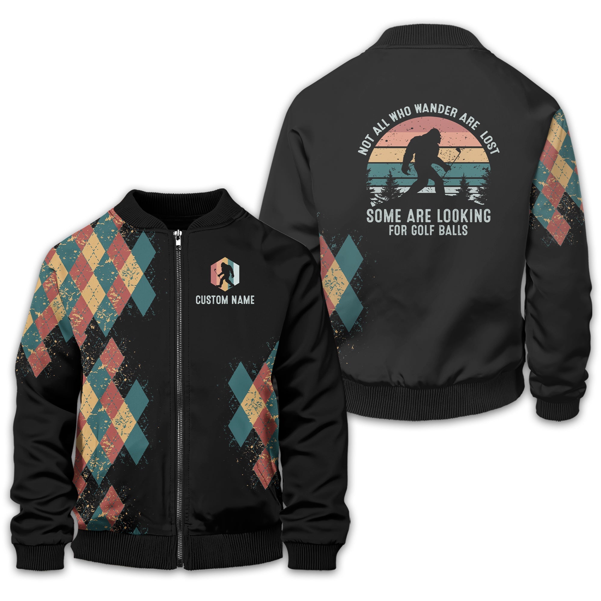 Not All Who Wander Are Lost Personalized Golf Polo Shirt, Golf Shirt For Men, Gift For Golfers