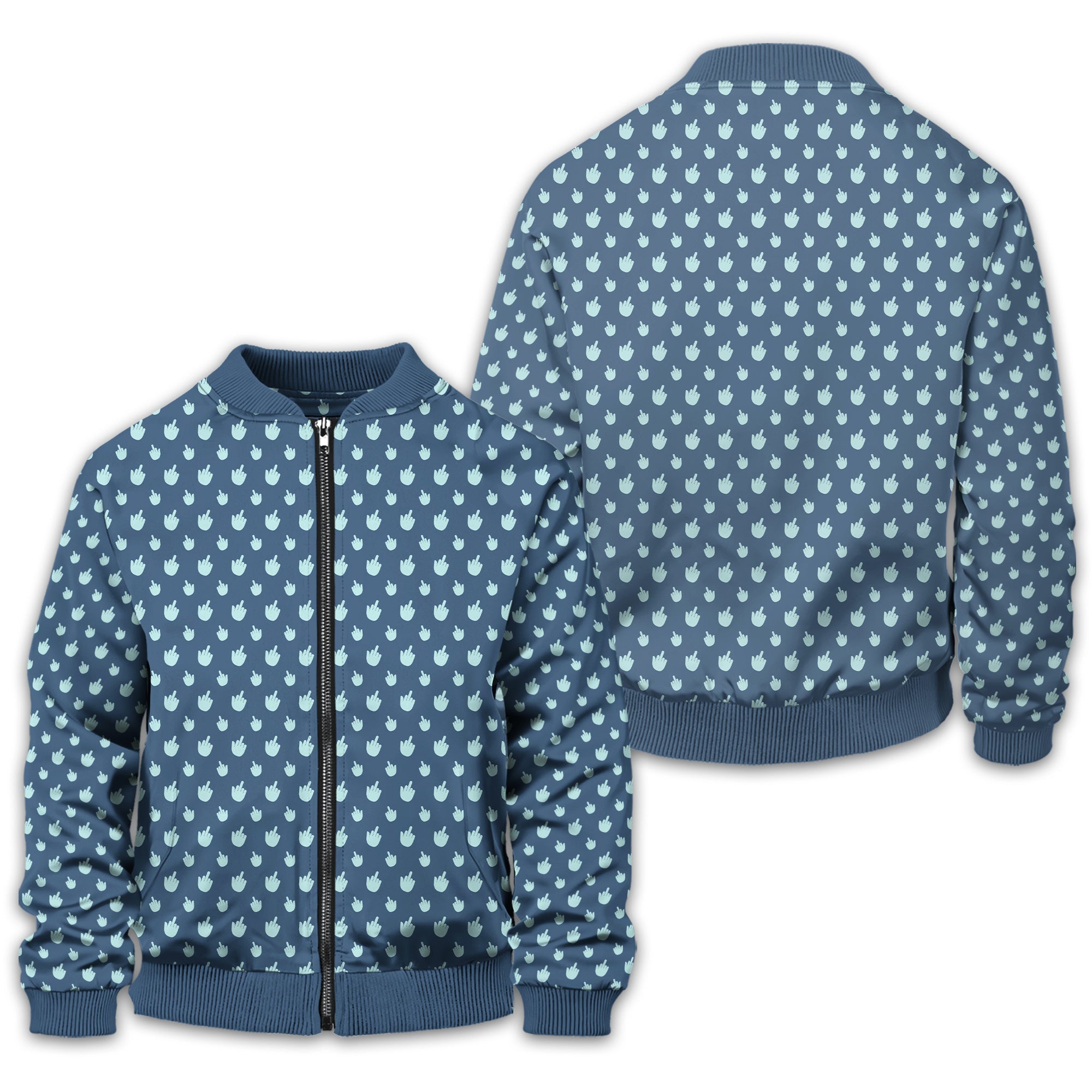 Middle Finger Dirty Absurd Golf Polo Shirt, Fun Golf Shirts For Men, Funny Golf Shirt