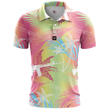 Breezy Palms Golf Polo Shirt, Mens Golf Gift, Funny Golf Shirt