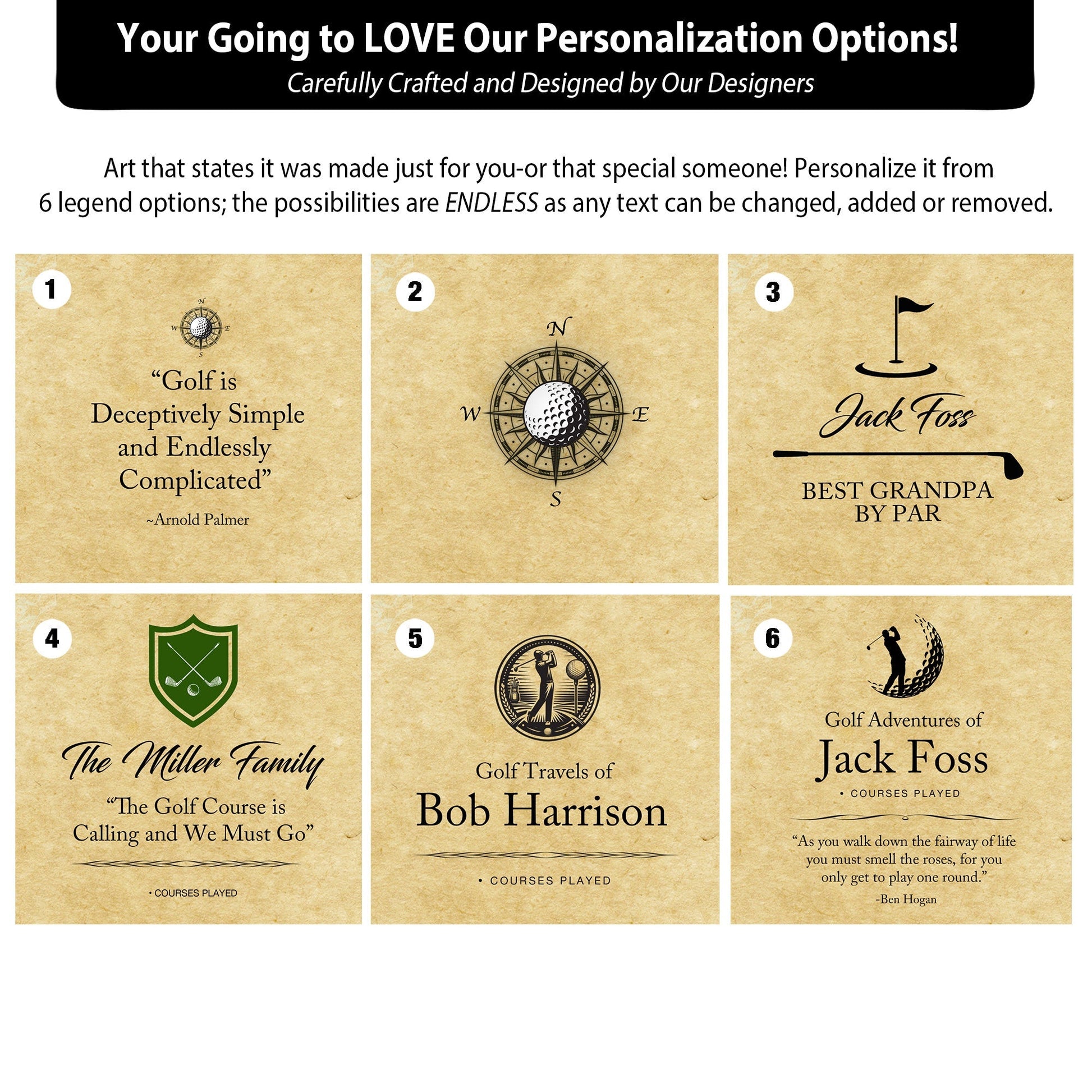 Custom Top Golf Courses In The Us Canvas, 250 Golf Courses Map, Gifts For Golf Lovers