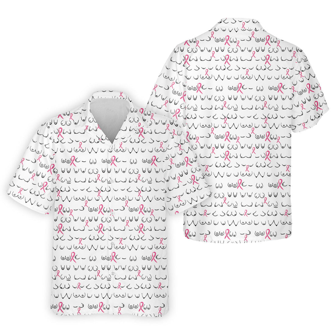 Breast Cancer Golf Shirt, White Golf Shirt Men, Fun Golf Shirts For Men, Cute Golf Shirt, Fun Golf Shirt
