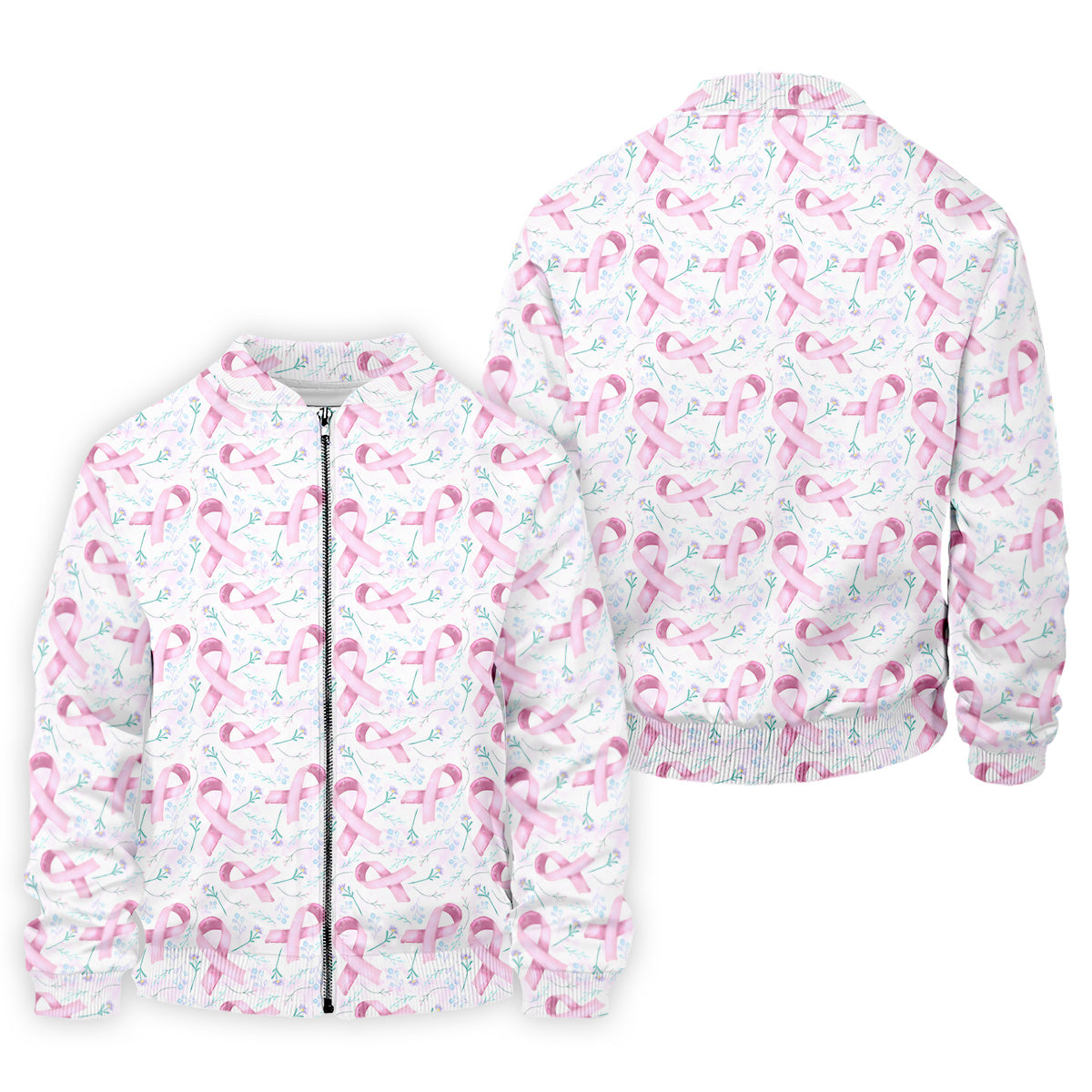 Pink Floral Breast Cancer Golf Shirt, Mens Golf Polo Shirts, White Polo Shirt Mens, Golfing Apparel