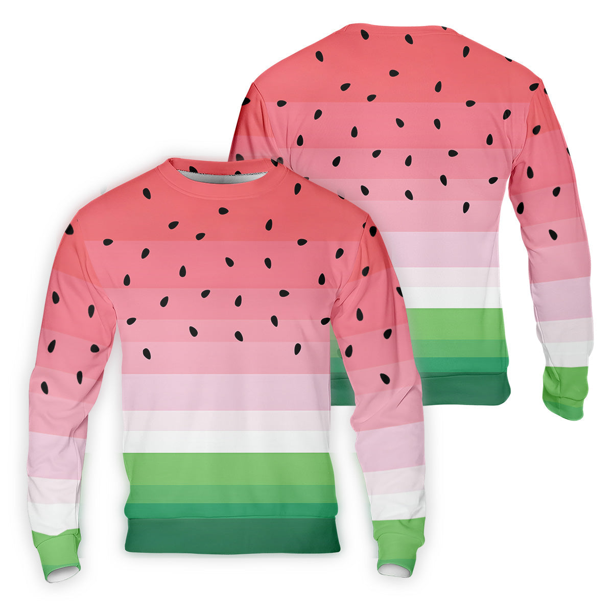 Watermelon Summer Mens Golf Polo Shirts, Pink Golf Shirt, Unique Gift For Golfer, Golfing Apparel