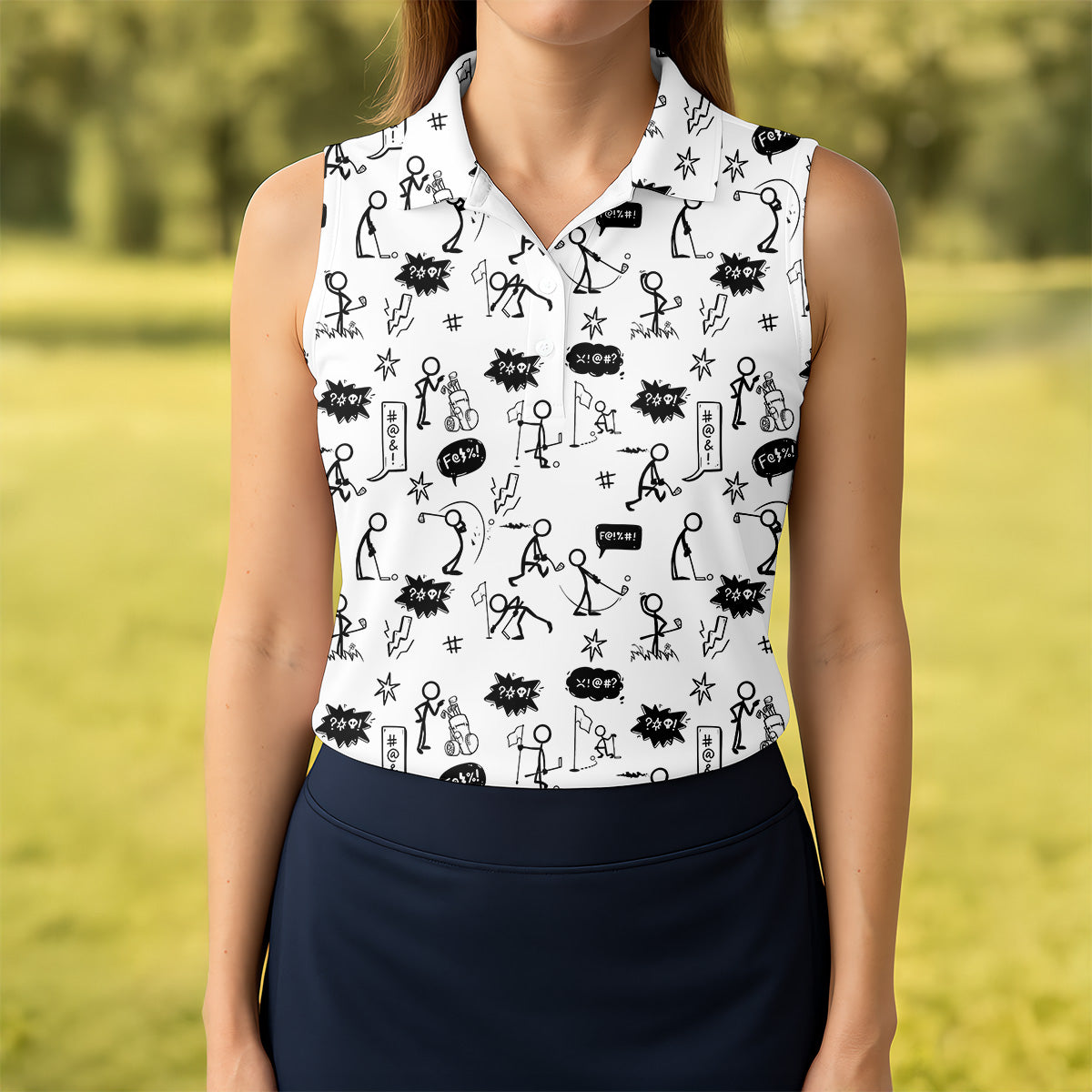 I'm Not Swearing I'm Using My Golf Words Funny Golf Shirt, Couple Golf Shirt, Matching Golf Shirt