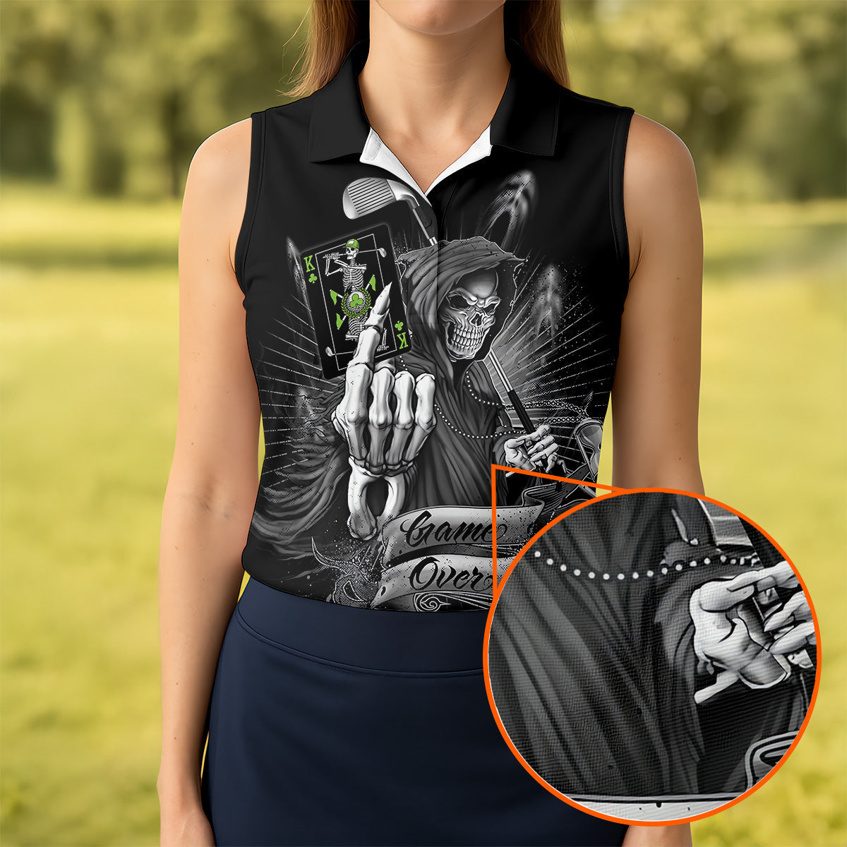 It Takes a Lot of Balls to Golf the Way I Do Funny Skeleton Ladies Golf Tops, Cool Golf Gifts, Golfing Apparel