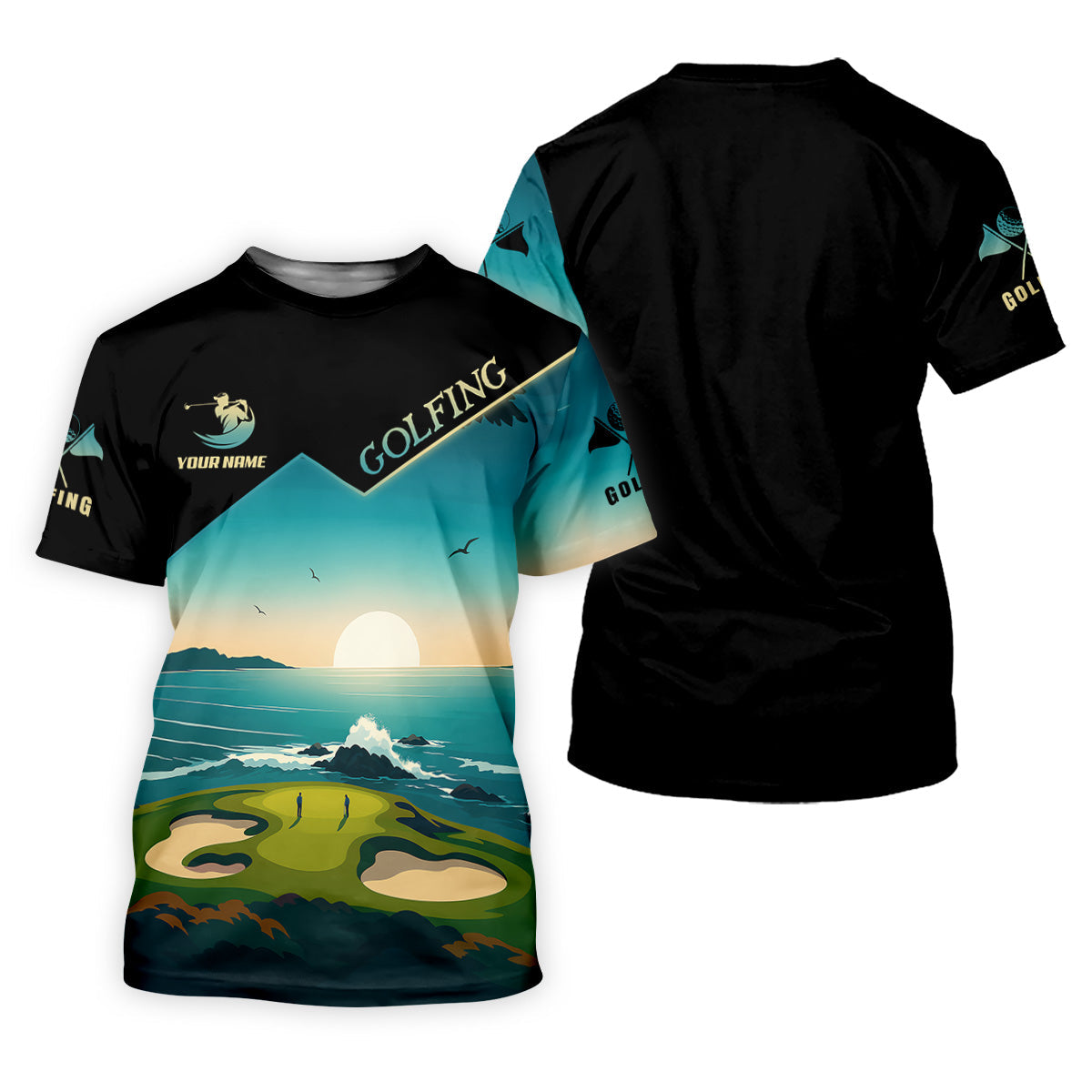 Pebble Beach Golf Course Custom Golf Polos, Ladies Sleeveless Polo, Ladies Golf Shirts