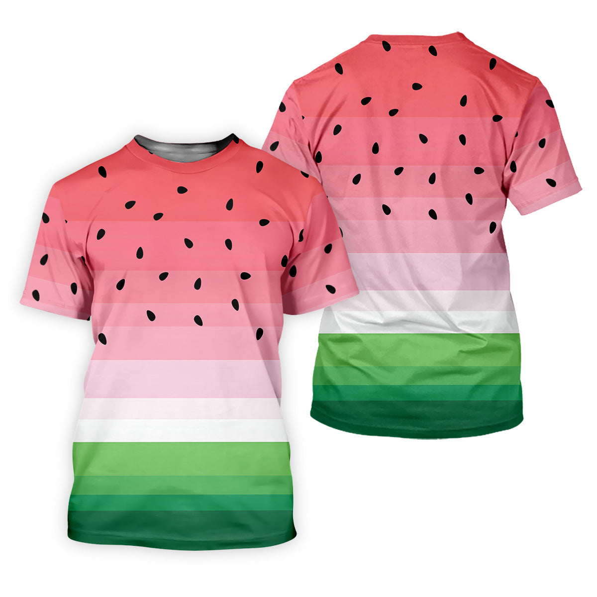Watermelon Summer Fun Womens Golf Shirts, Pink Golf Shirt, Ladies Golf Shirts, Golfing Apparel