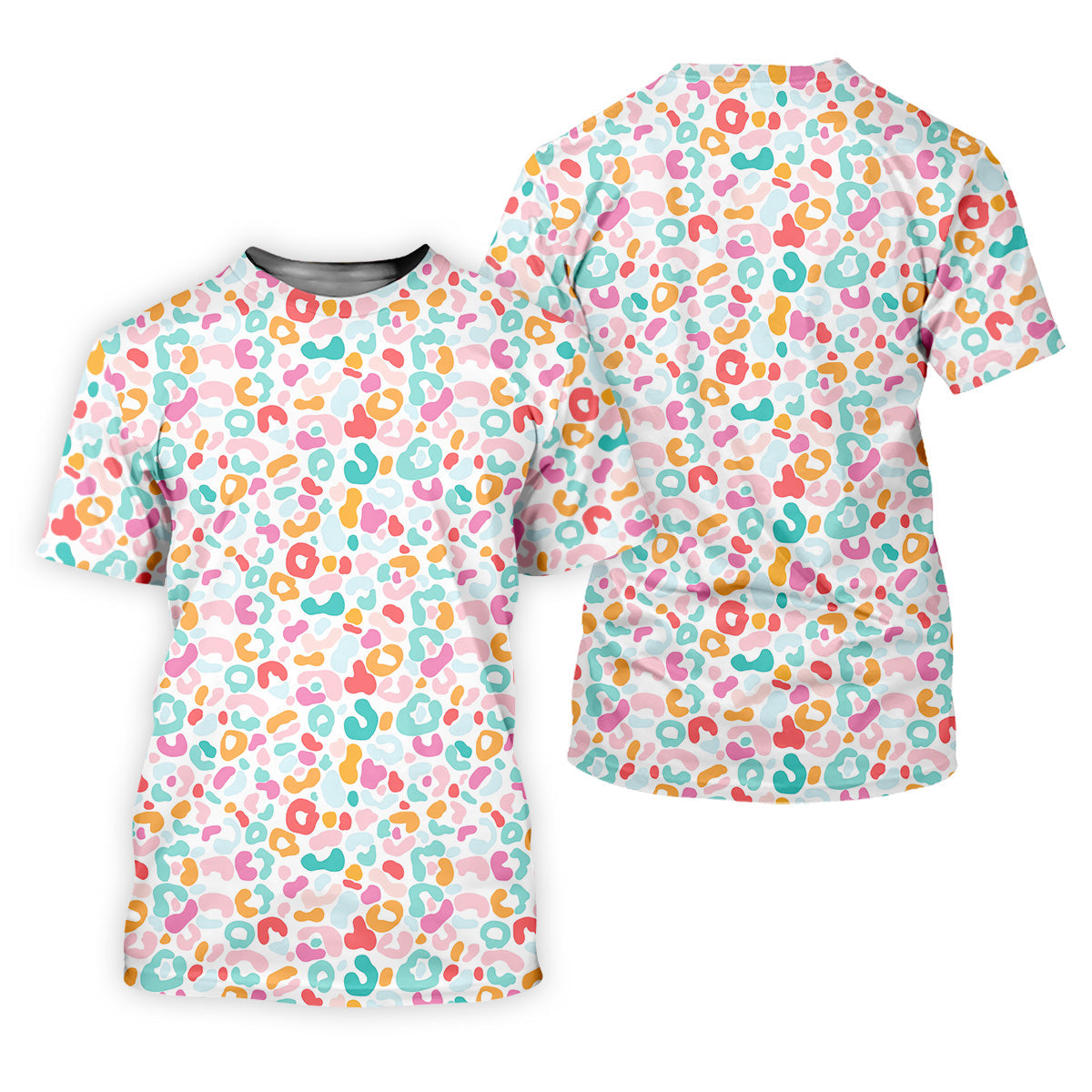 Leopard Pattern Golf Tops For Men, Mens Golf Polo Shirts, White Polo Shirt Mens, Golfing Apparel