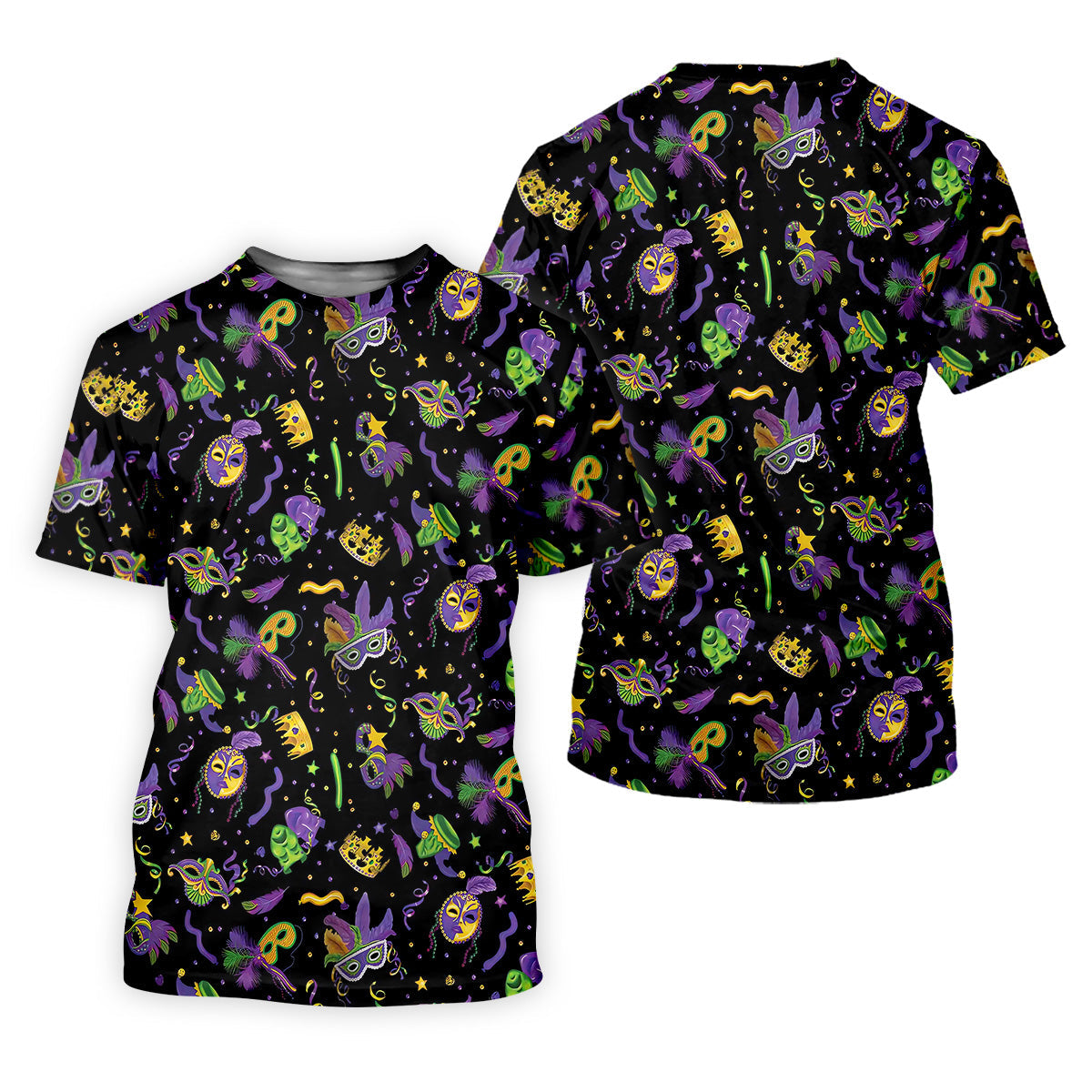 Mardi Gras Golf Sleeveless Polo Shirts Womens, Mardi Gras Black Golf Shirt, Custom Ladies Golf Shirt