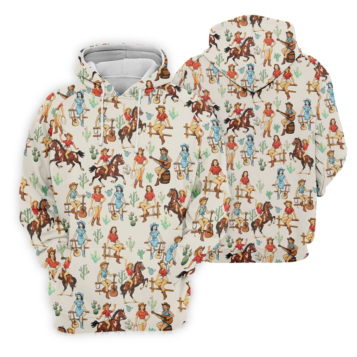 Beige Western Golf Shirts Women, Sleeveless Womens Golf Shirts, Funny Women's Golf Outfits