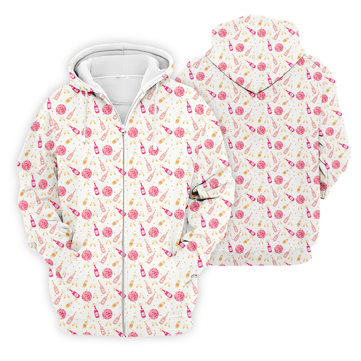 Champagne Pink Mens Pink Golf Polo, Bachelorette Shirts, Fun Golf Shirts For Men, Golfing Apparel