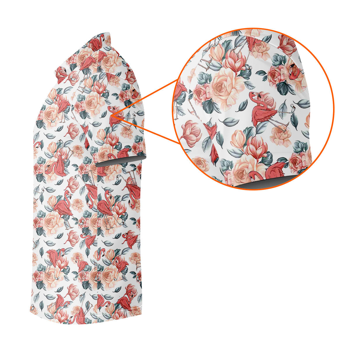 Floral Golf Shirt With Funny Flaming, Cute Golf Outfit, Mens Golf Polo Shirts, Men Sweatshirt, Golfing Apparel