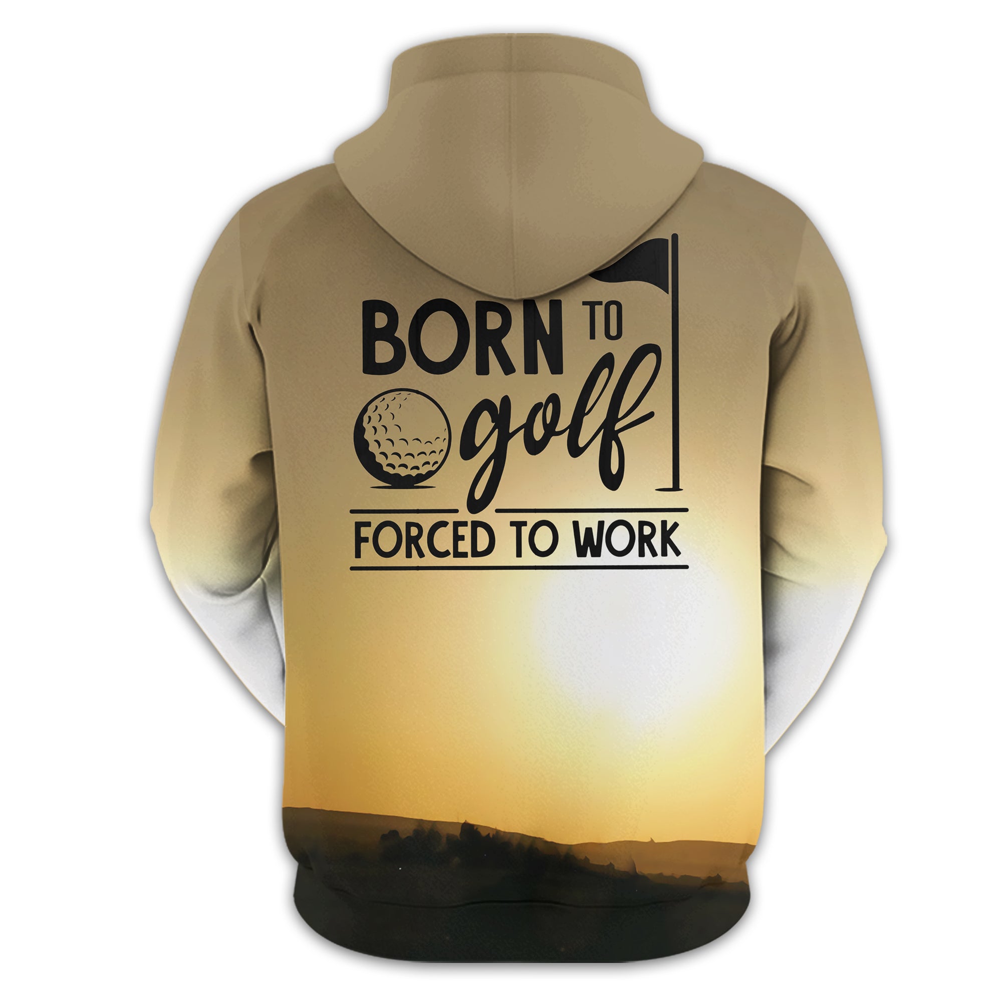 Born To Golf Forced To Work Custom Golf Polo Shirt, Golf Shirt, Gift For Golfers