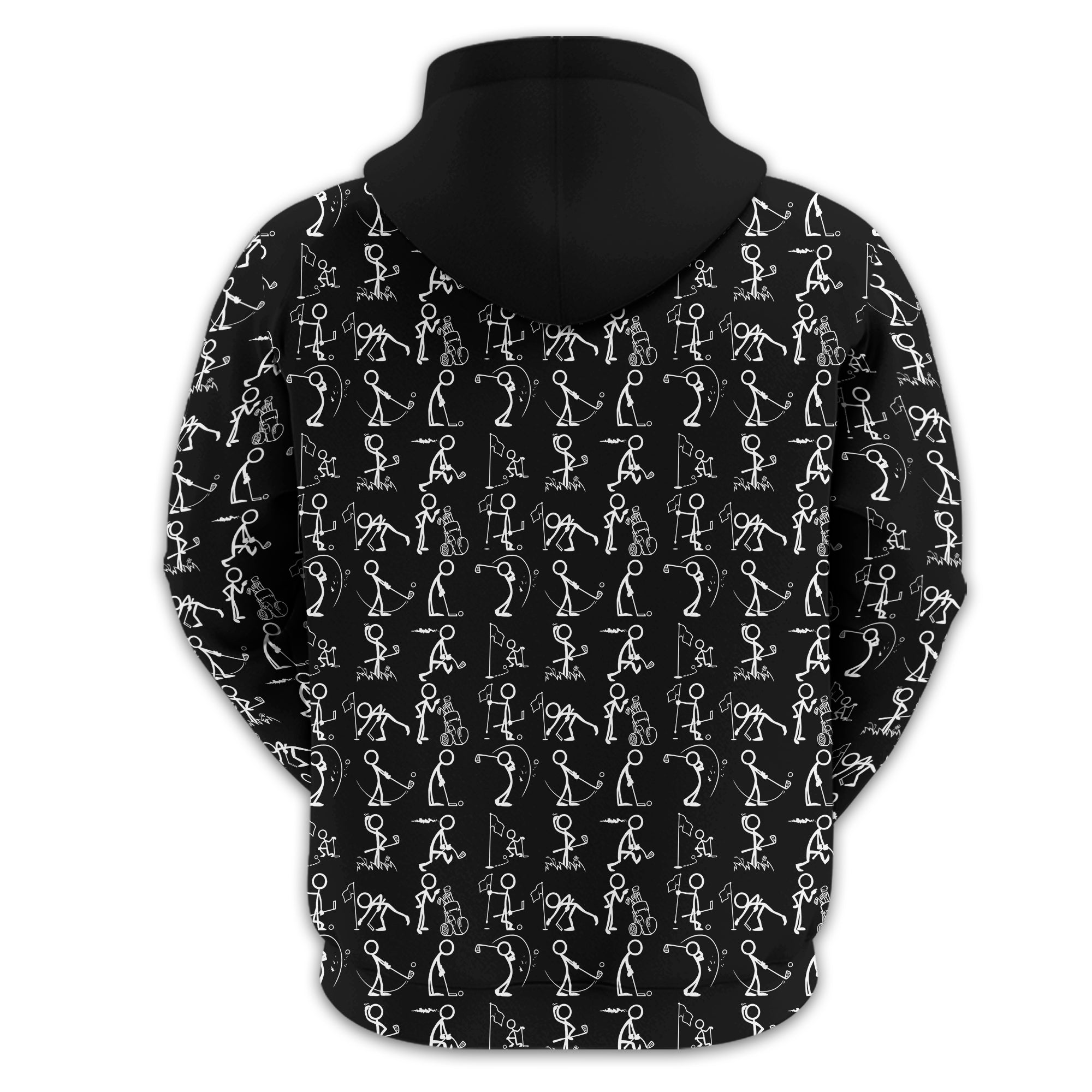 Black Golf Polo Shirt, Funny Golf Shirt, Gift For Golfers