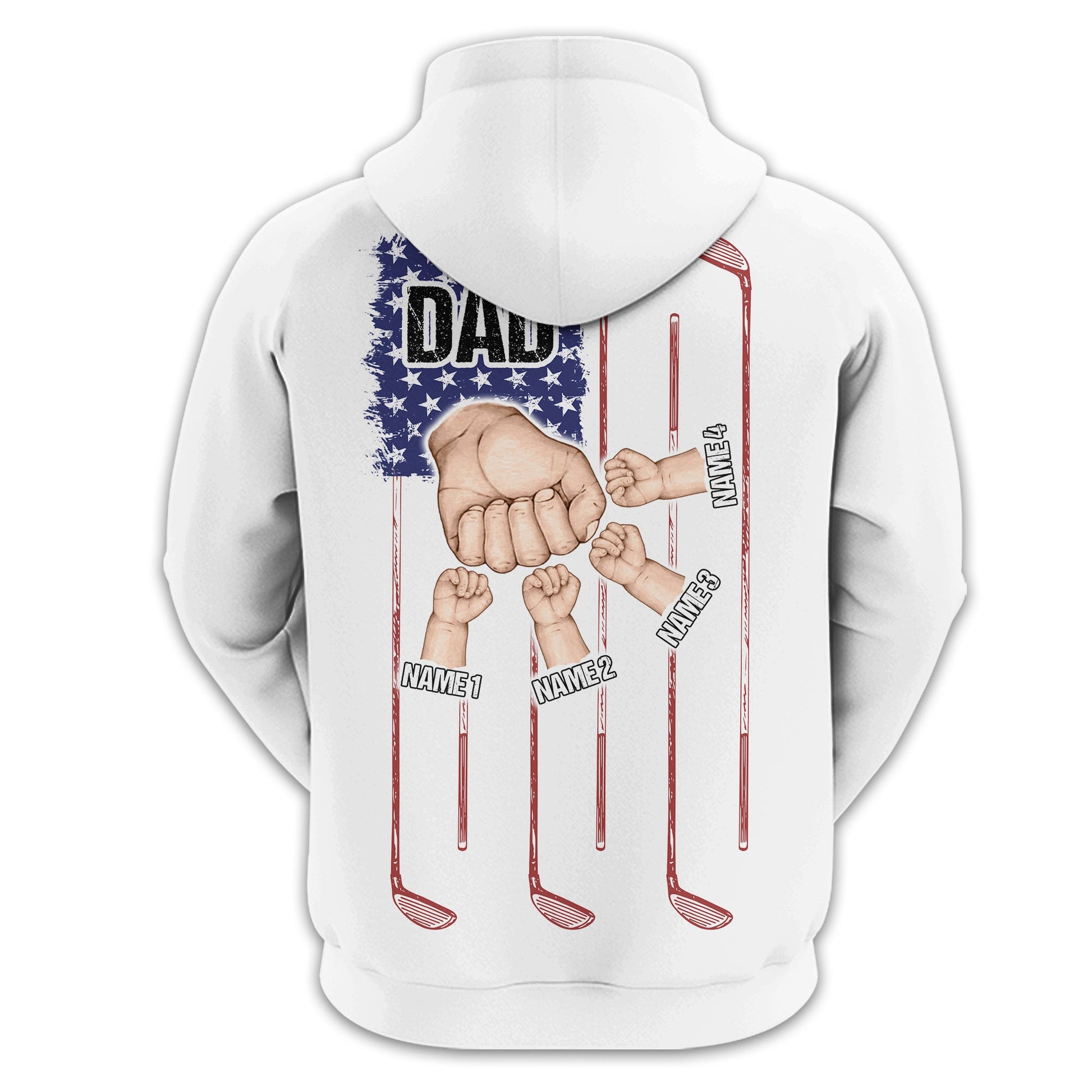 Best Dad By Par Custom Golf Polo Shirt, Gift For Golfers, Golf Gift For Men