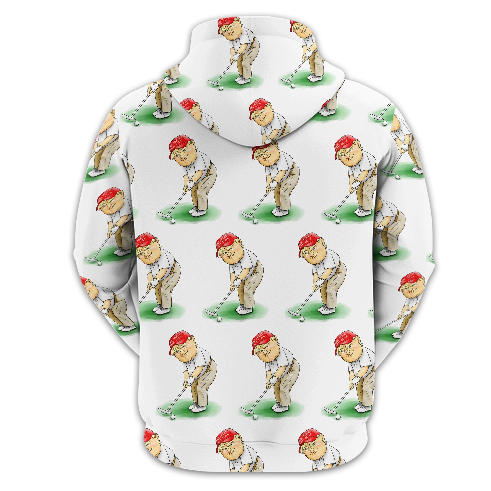 Trump Presidential Men's Golf Polo Shirt, Funny Golf Shirt, Gift For Golfers