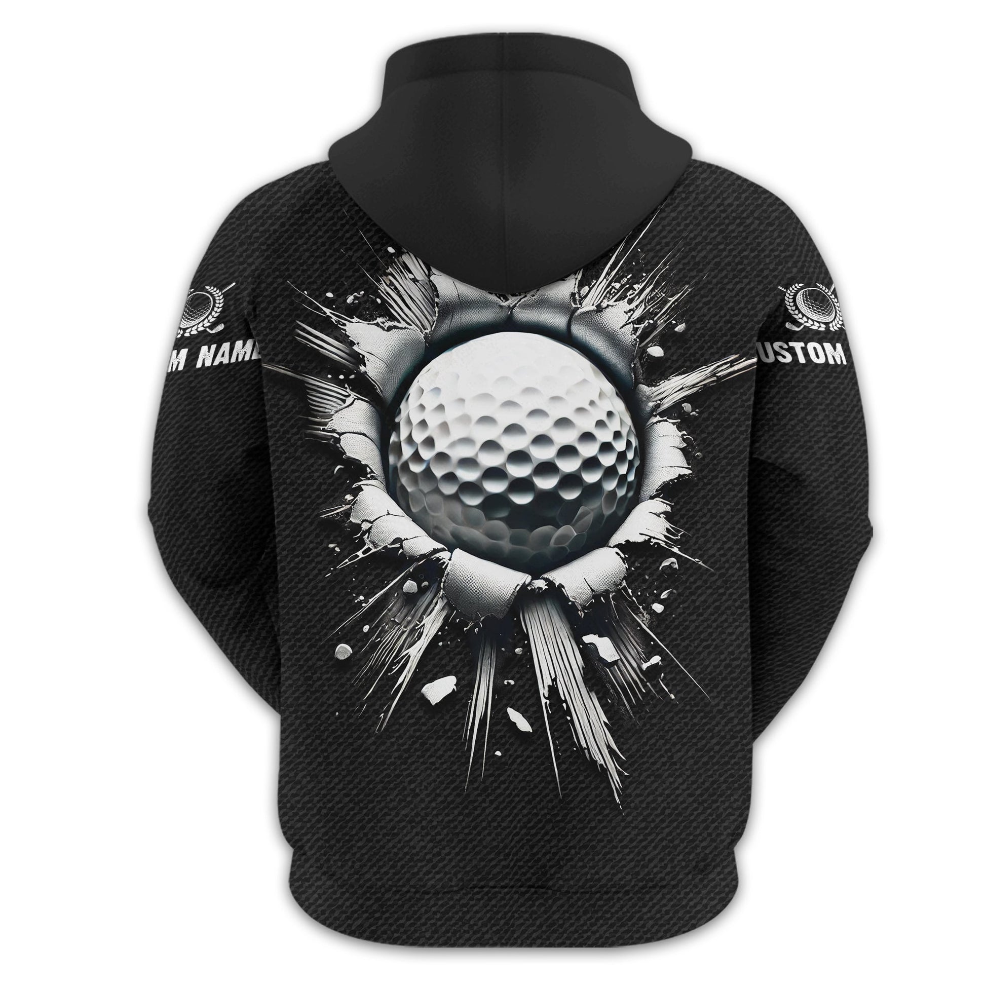 Personalized Black Golf Polo Shirt, Golf Shirt, Gift For Golfers