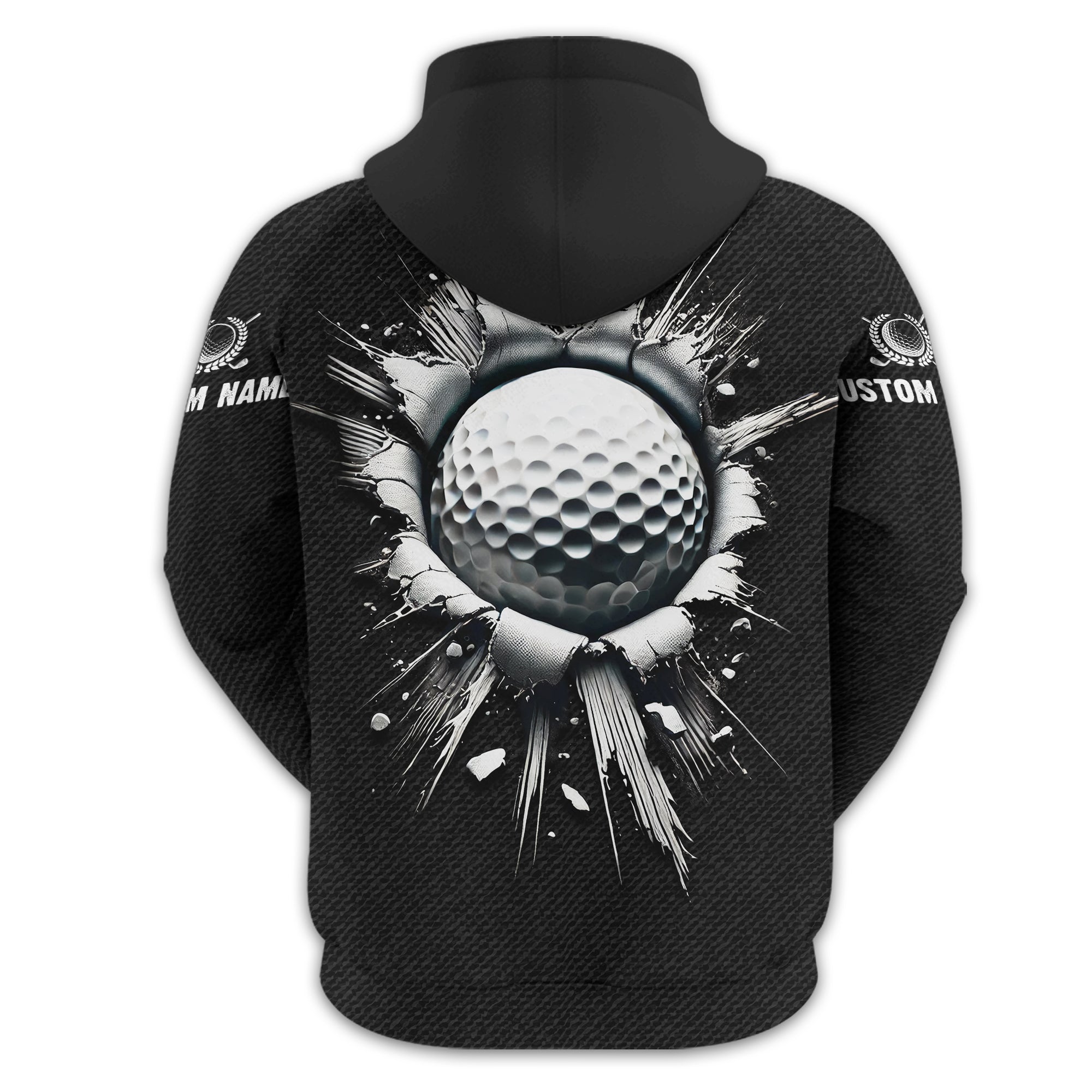 Personalized Black Golf Polo Shirt, Golf Shirt, Gift For Golfers