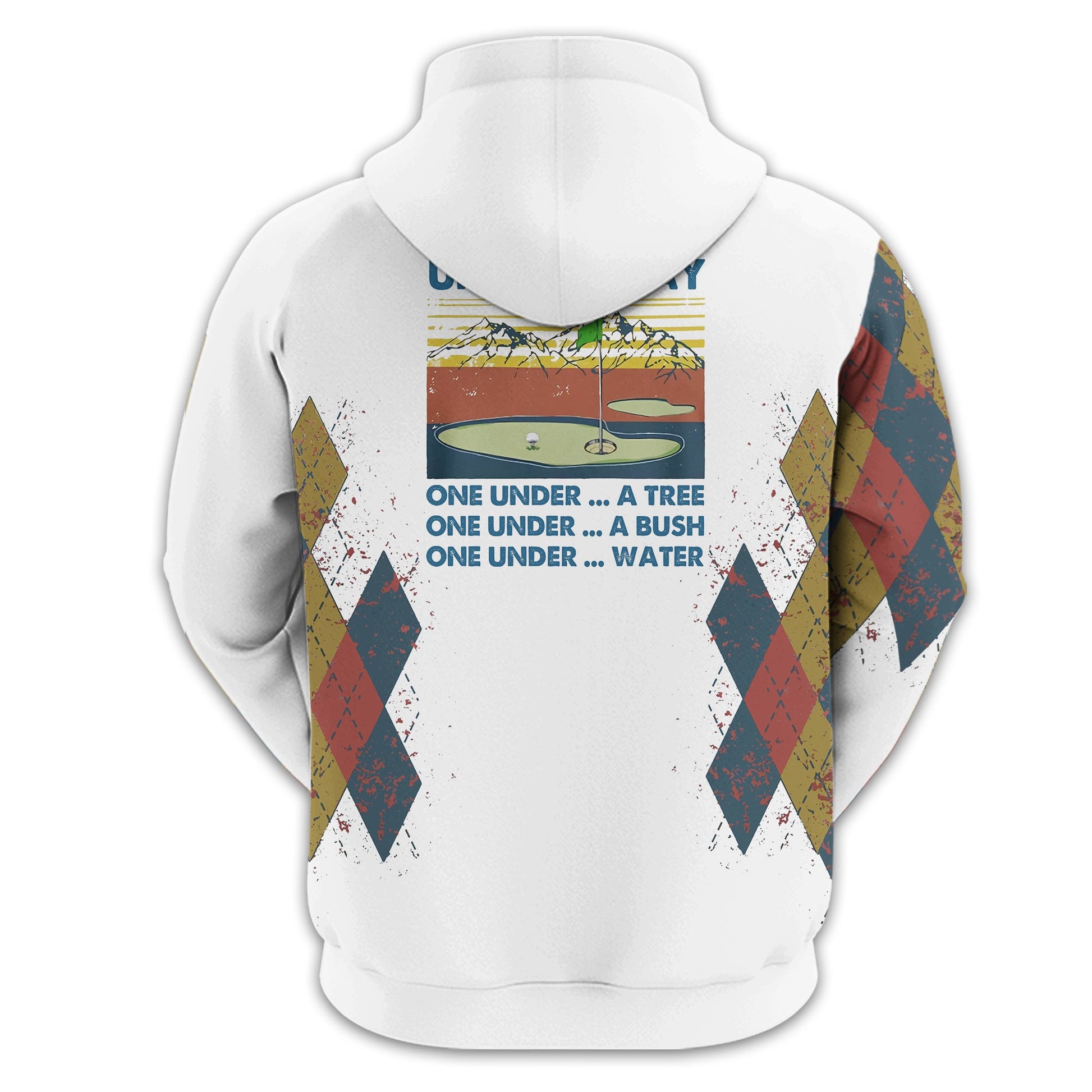 I Was One Under Today Custom Golf Polo Shirt, Golf Shirt For Men, Gift For Golfers