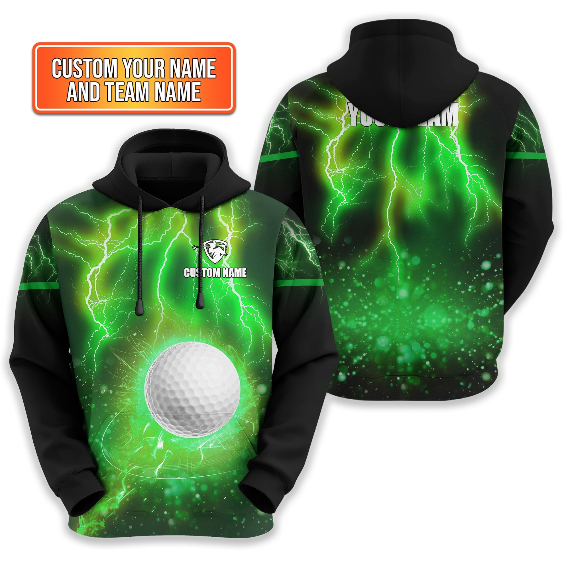 Custom Men's Golf Polo Shirt With Team Name, Golfing Apparel, Gift For Golfers