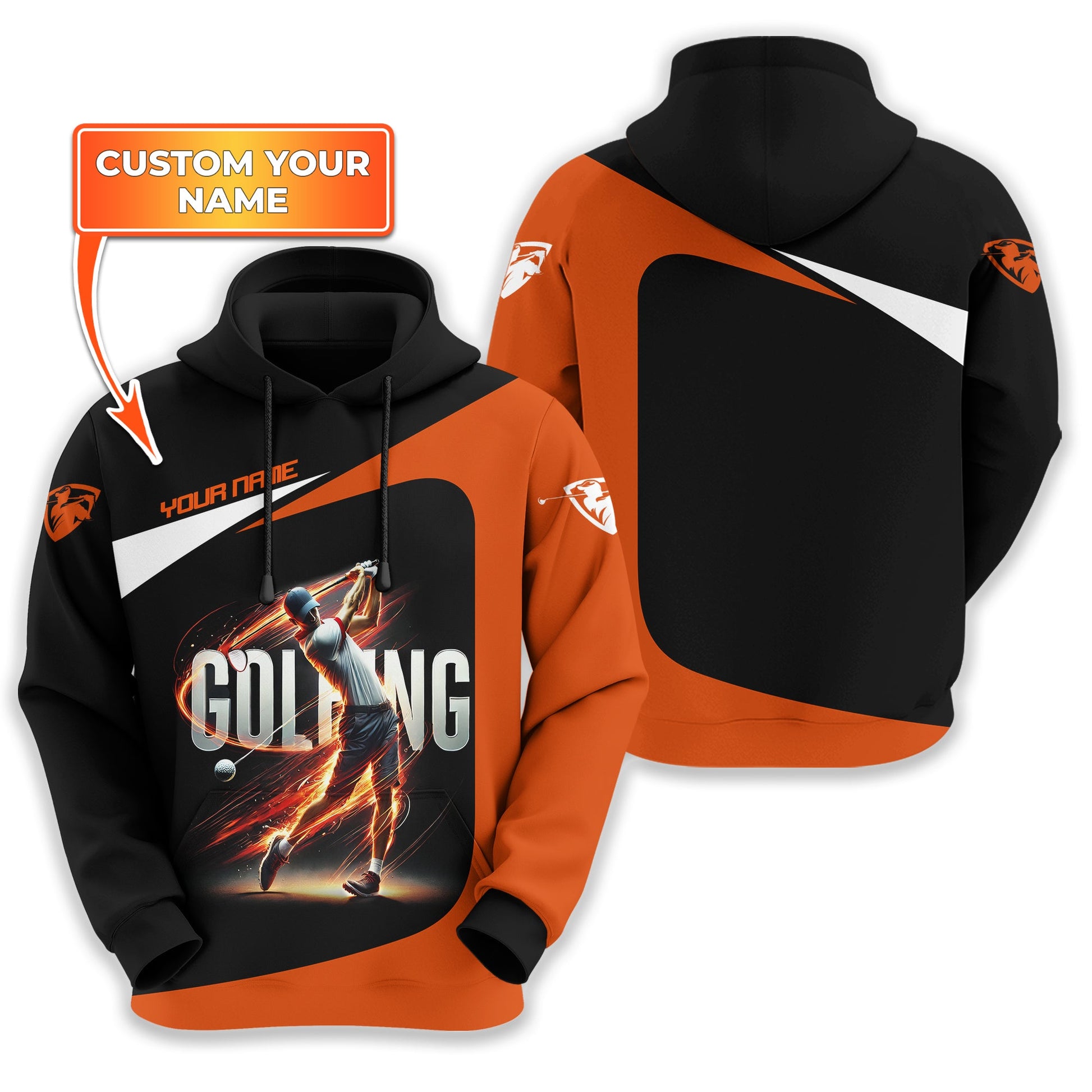 Golfing Swing Customize Golf Polo Shirt, Golfing Apparel, Gift For Golfers