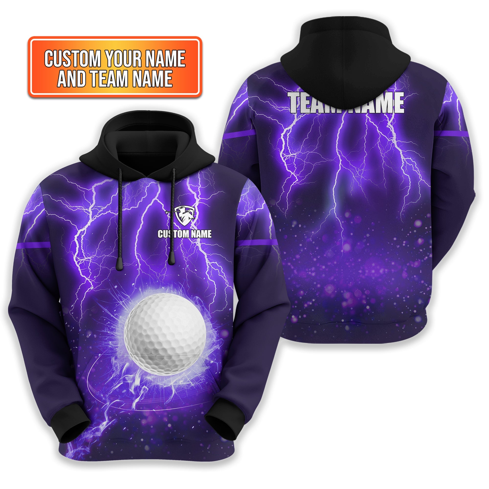 Custom Men's Golf Polo Shirt With Team Name, Golfing Apparel, Gift For Golfers