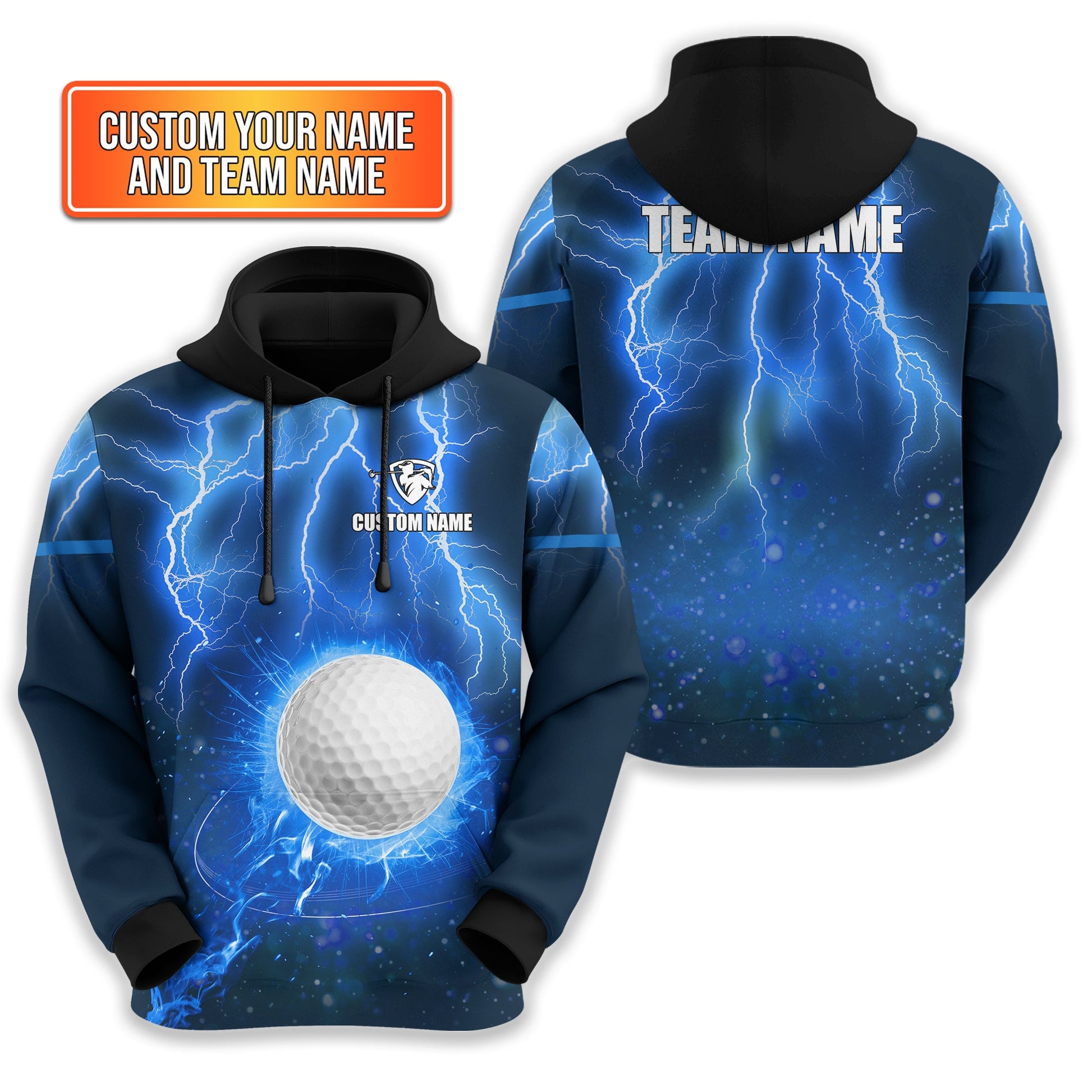 Custom Men's Golf Polo Shirt With Team Name, Golfing Apparel, Gift For Golfers