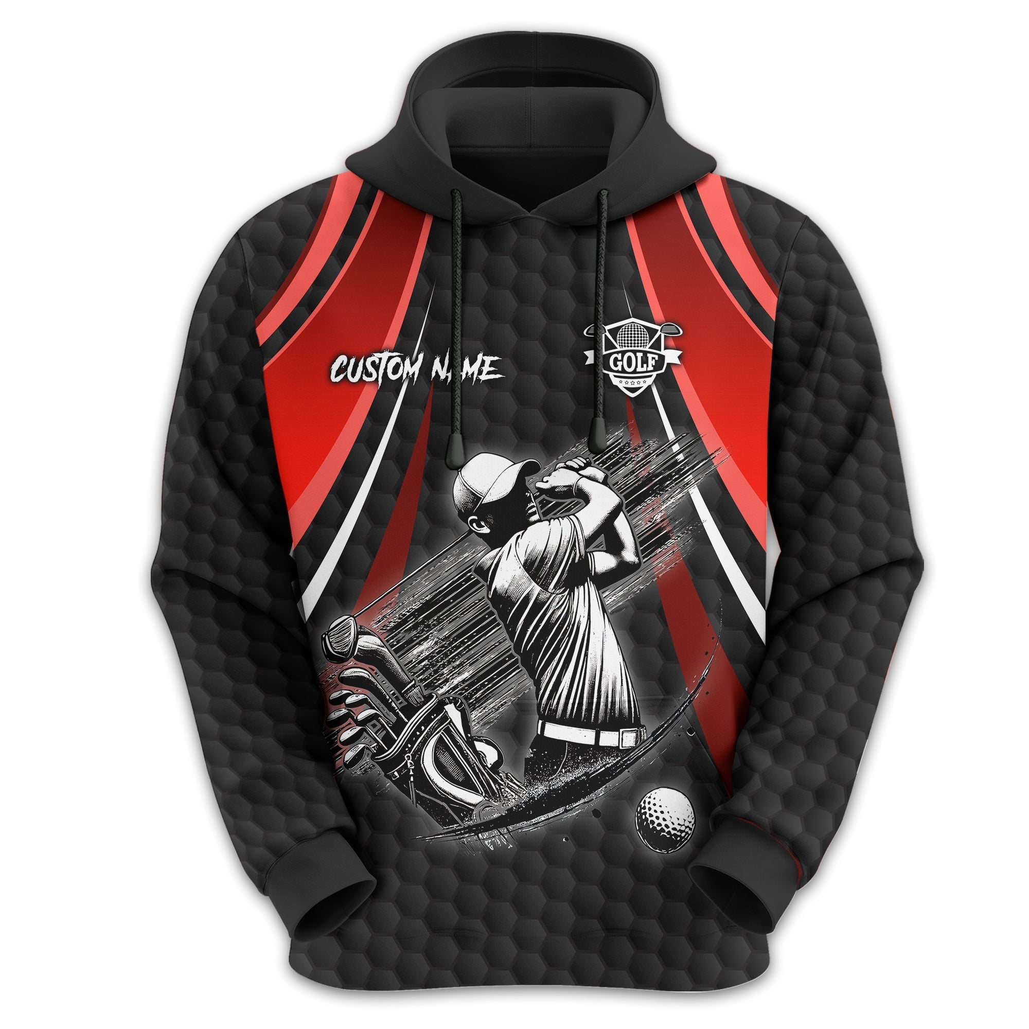 I Hate Golf Custom Men's Golf Polo Shirt, Funny Golf Shirt, Gift For Golfer