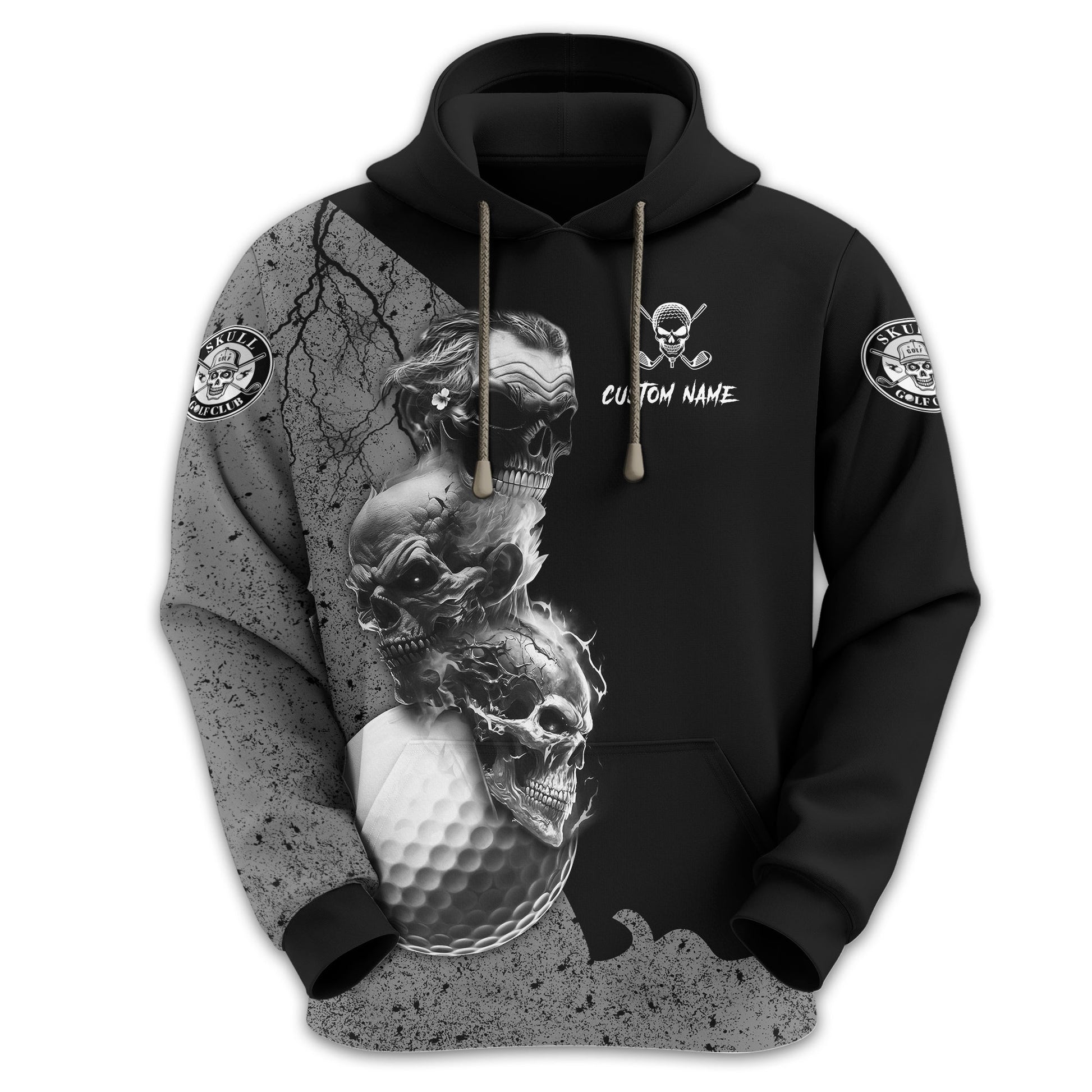 I Was One Under Today Custom Golf Polo Shirt, Skull Golf Shirt, Gift For Golfers, Funny Golf Polo Shirt