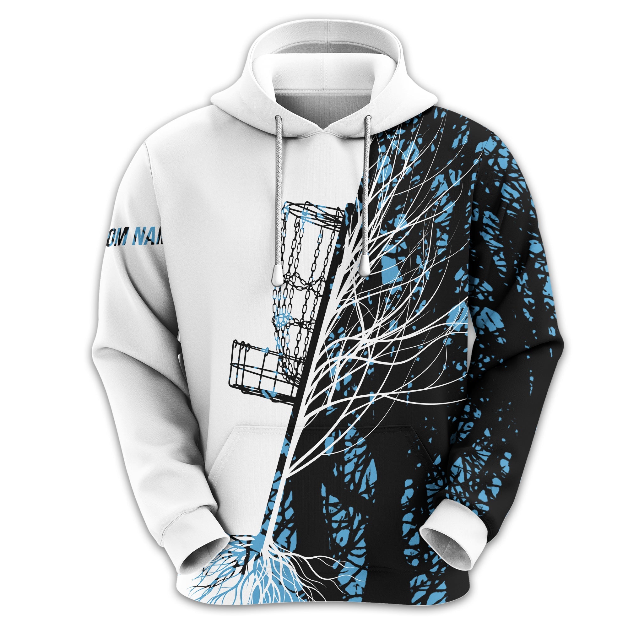 Personalized Tree And Basket Golf Polo Shirt, Gift For Golfers, Golf Gift For Men