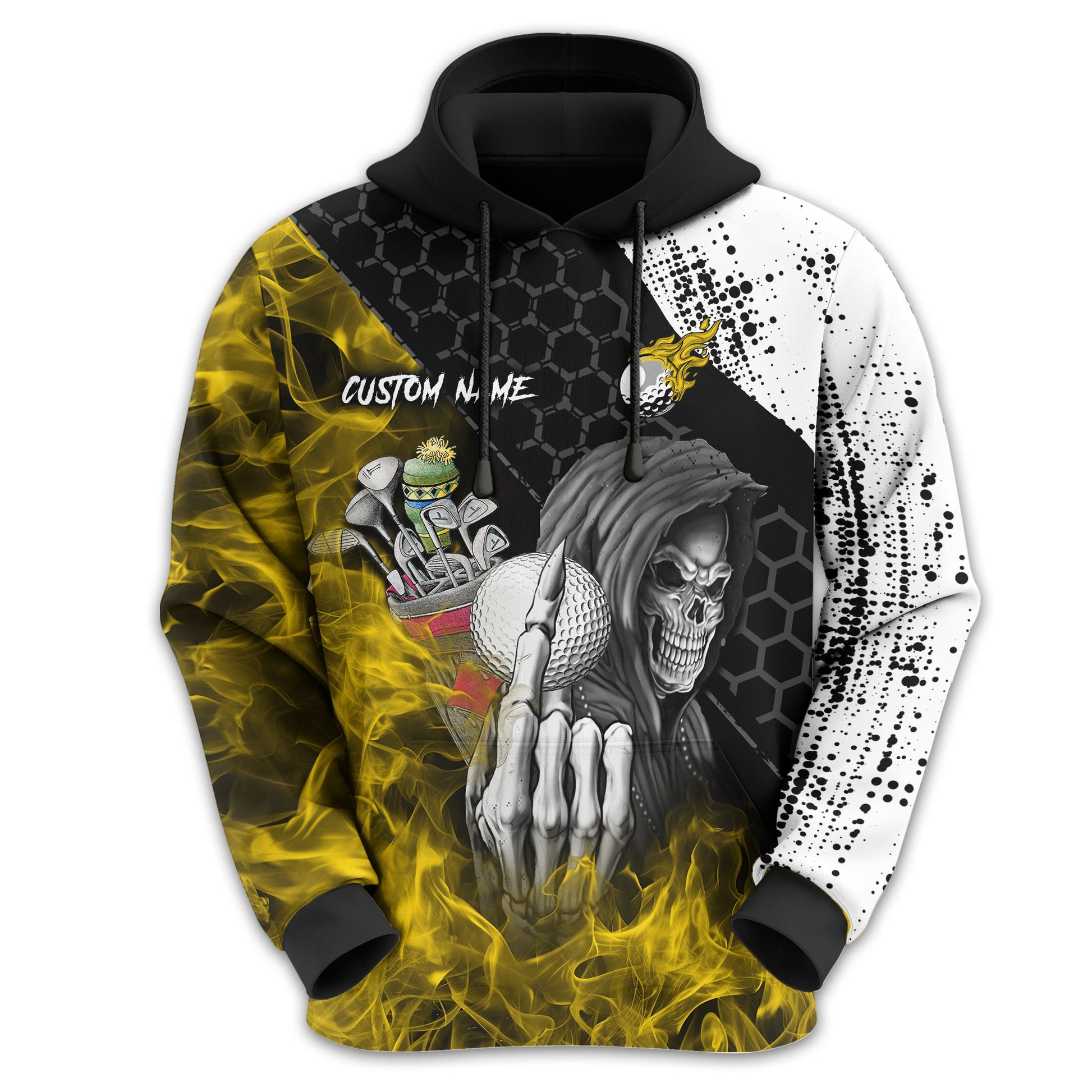 Hello Darkness My Old Friend Custom Golf Shirt, Present For Golfer