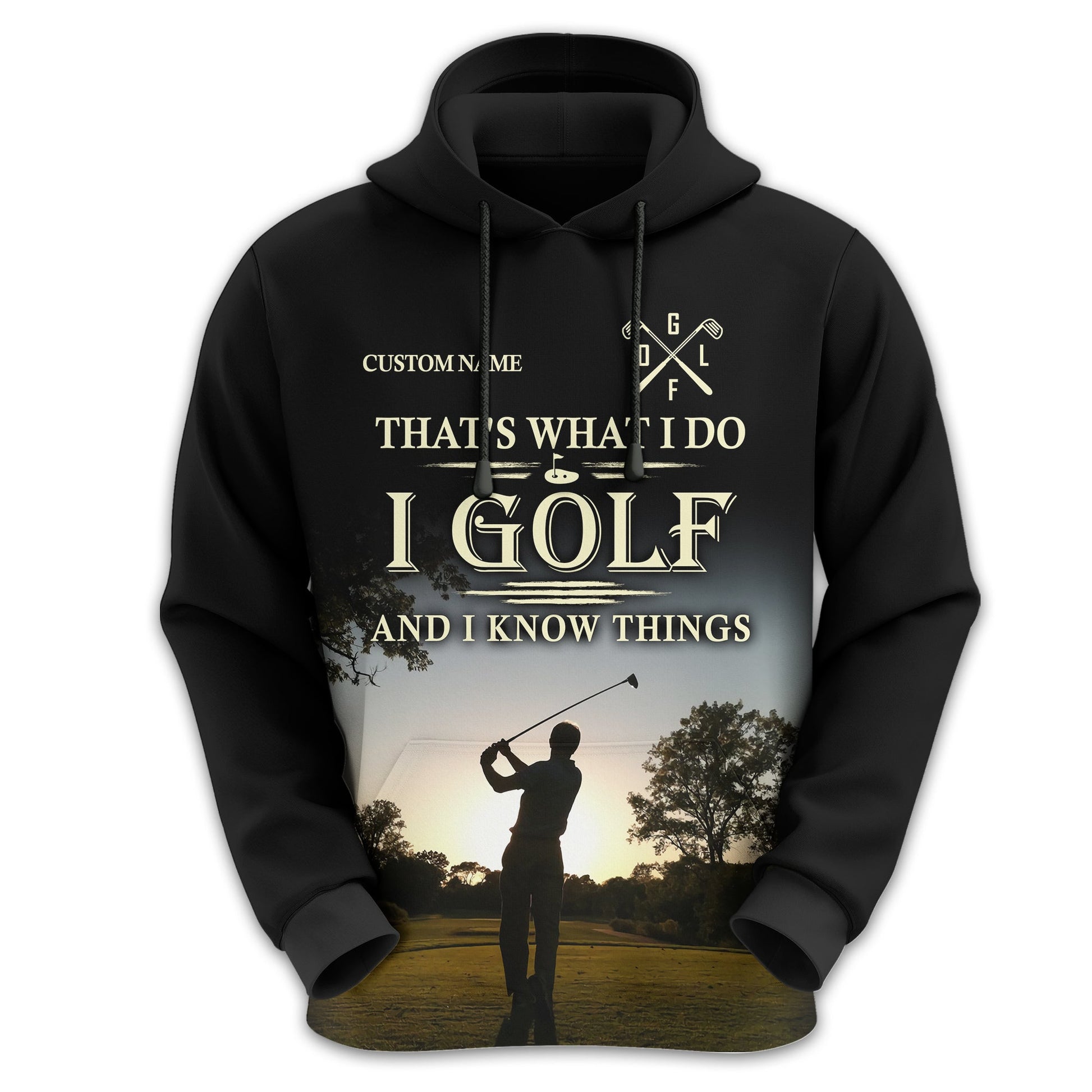 Thats What I Do I Golf, Personalized Golf Shirt, Unique Gift For Golfer