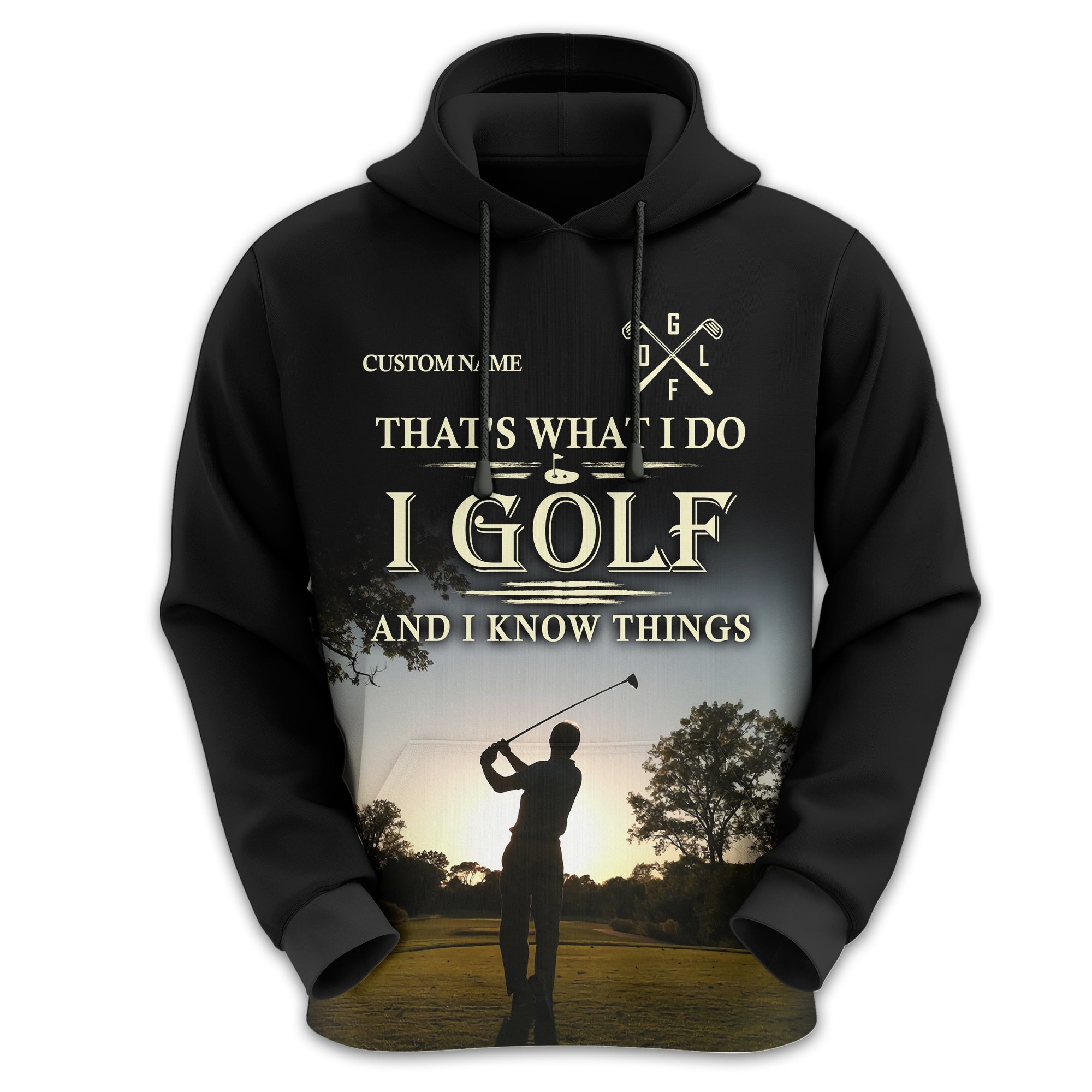 Thats What I Do I Golf, Personalized Golf Shirt, Unique Gift For Golfer