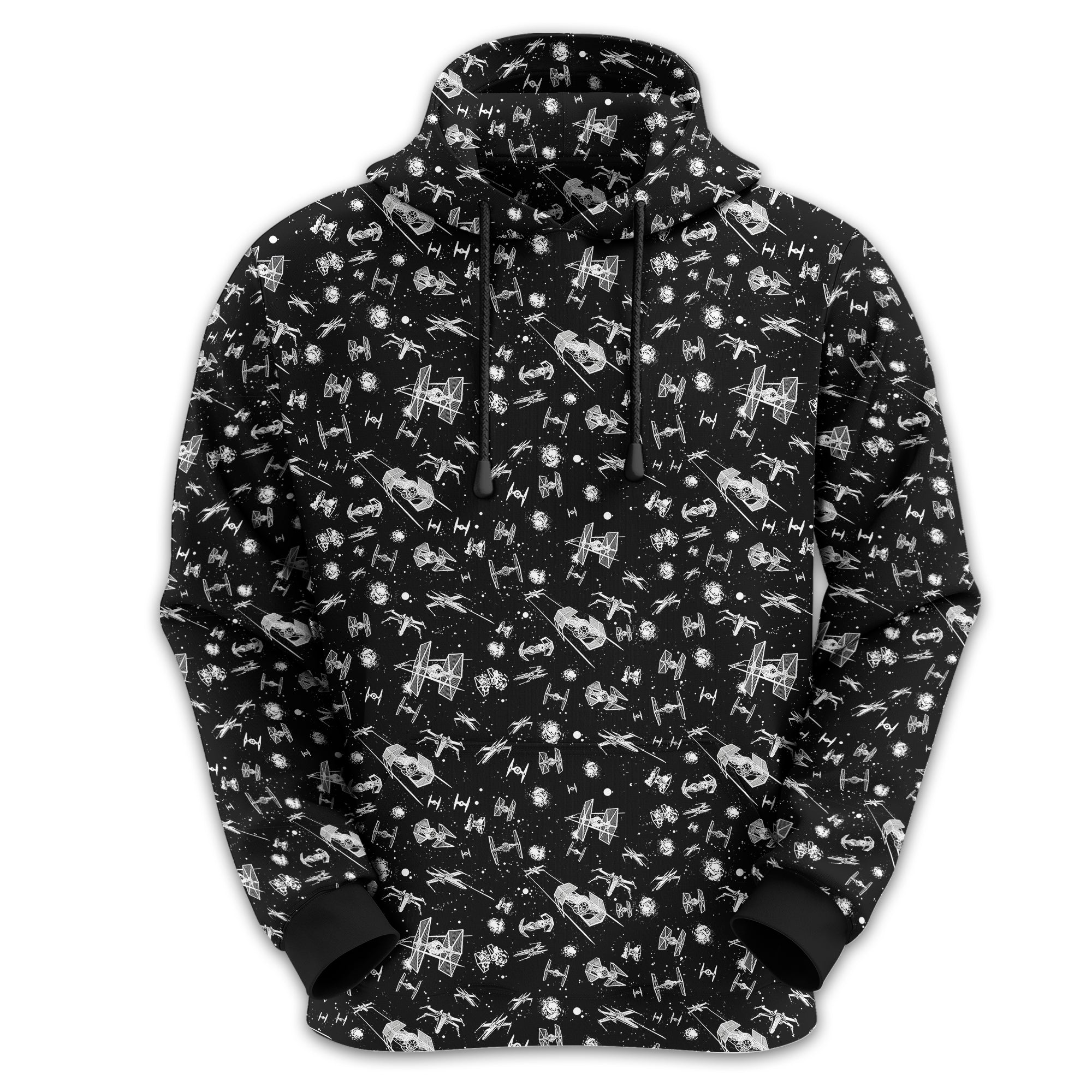 Black Galaxy Golf Polo Shirt, Gift For Golfers, Golf Gift For Men