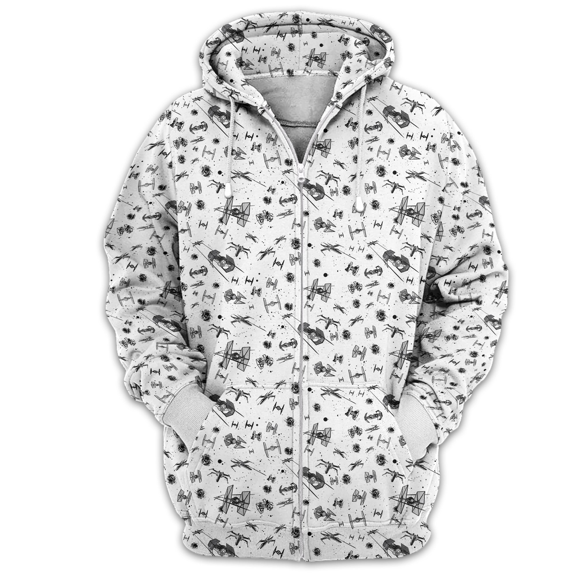 White Galaxy Golf Polo Shirt, Gift For Golfers, Golf Gift For Men