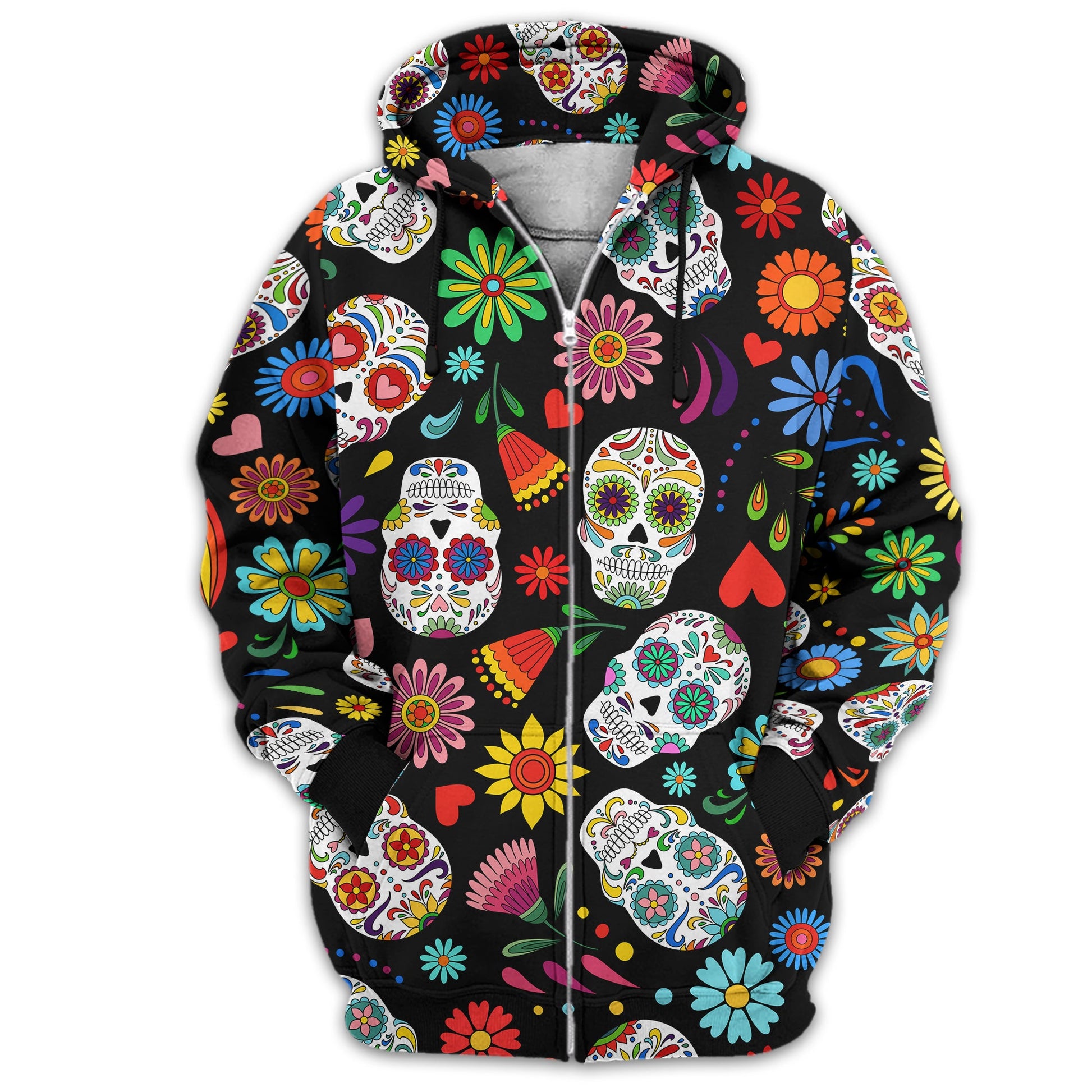 Fiesta Feeling Skull Men's Golf Polo Shirt, Funny Golf Shirt, Gift For Golfers