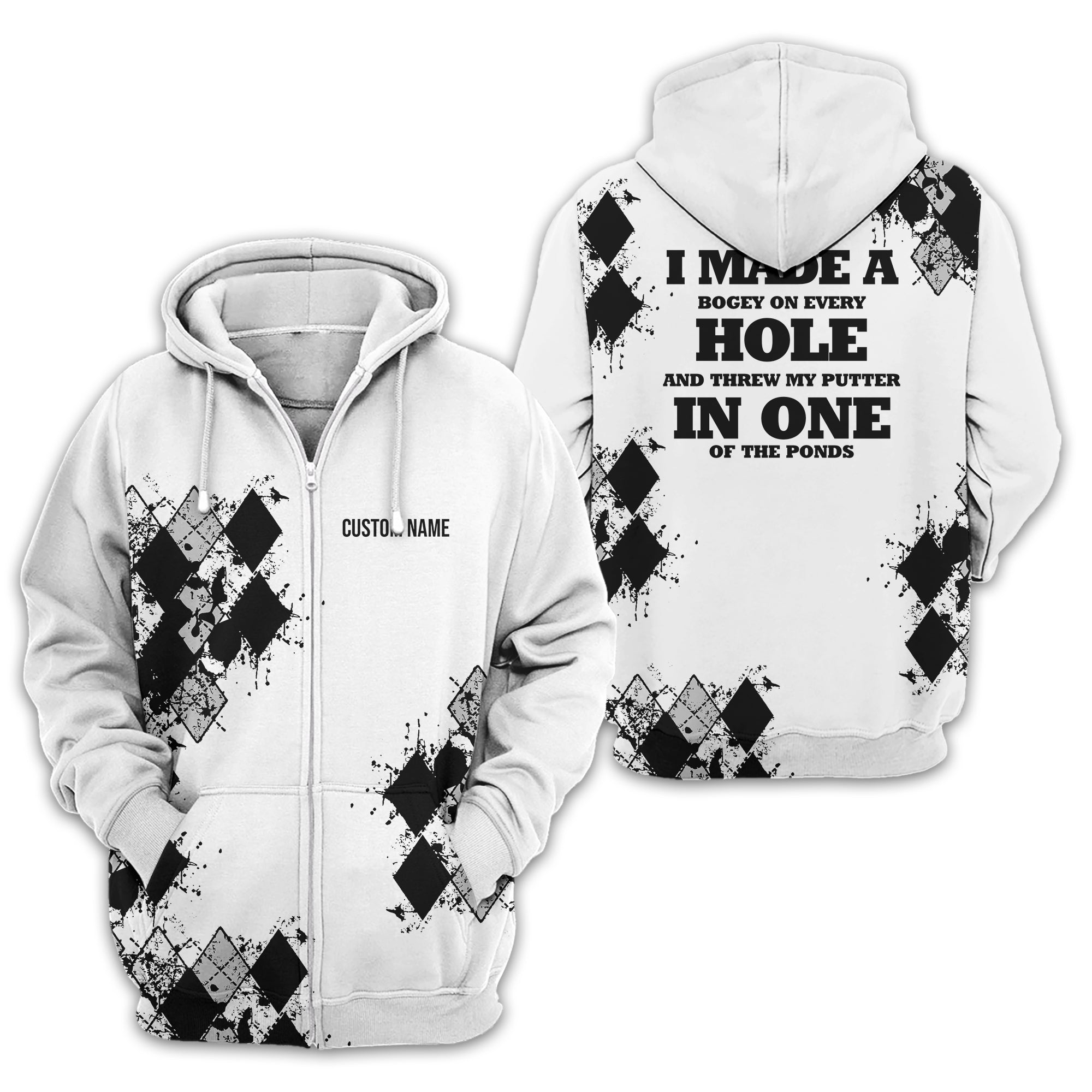 I Made A Bogey Personalized Golf Polo Shirt, Golf Shirt, Gift For Golfers