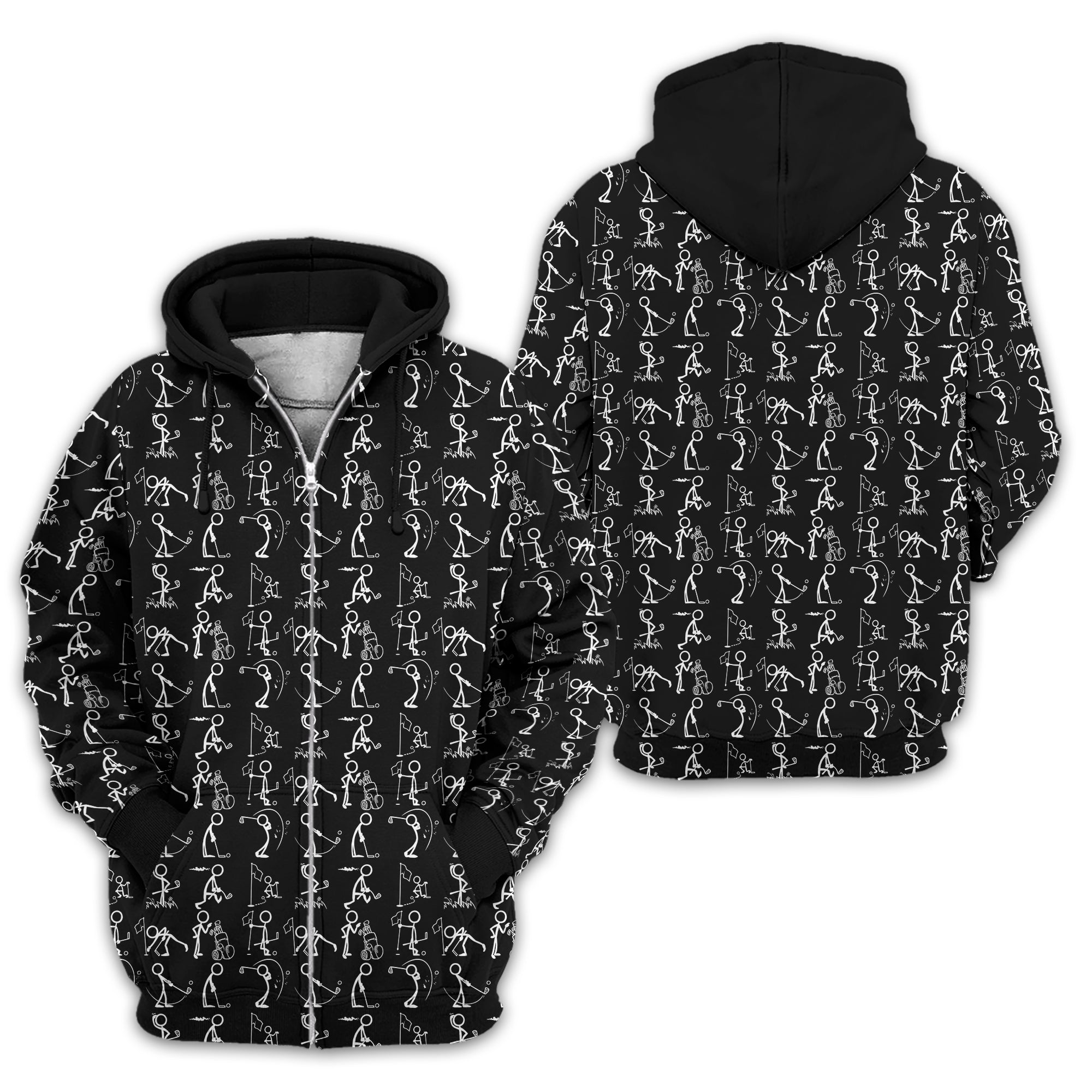 Black Golf Polo Shirt, Funny Golf Shirt, Gift For Golfers