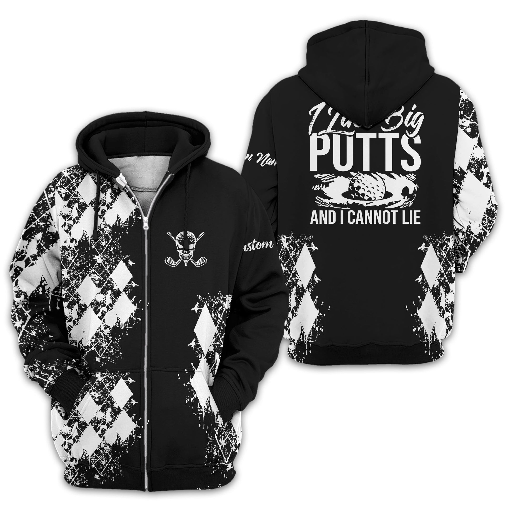 I Like Big Putts And I Cannot Lie Golf Polo Shirt, Gift For Golfers, Golf Gift For Men