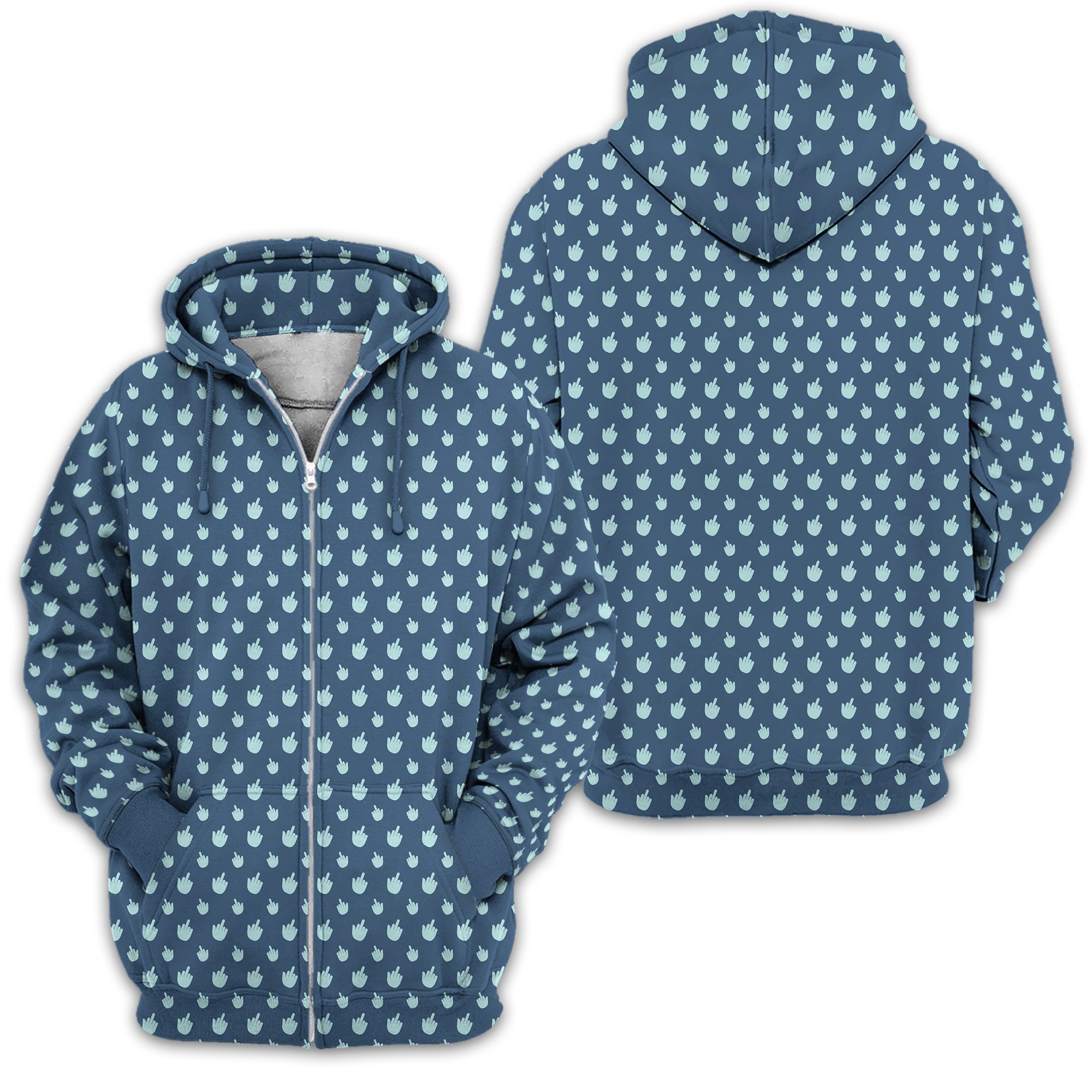 Middle Finger Dirty Absurd Golf Polo Shirt, Fun Golf Shirts For Men, Funny Golf Shirt