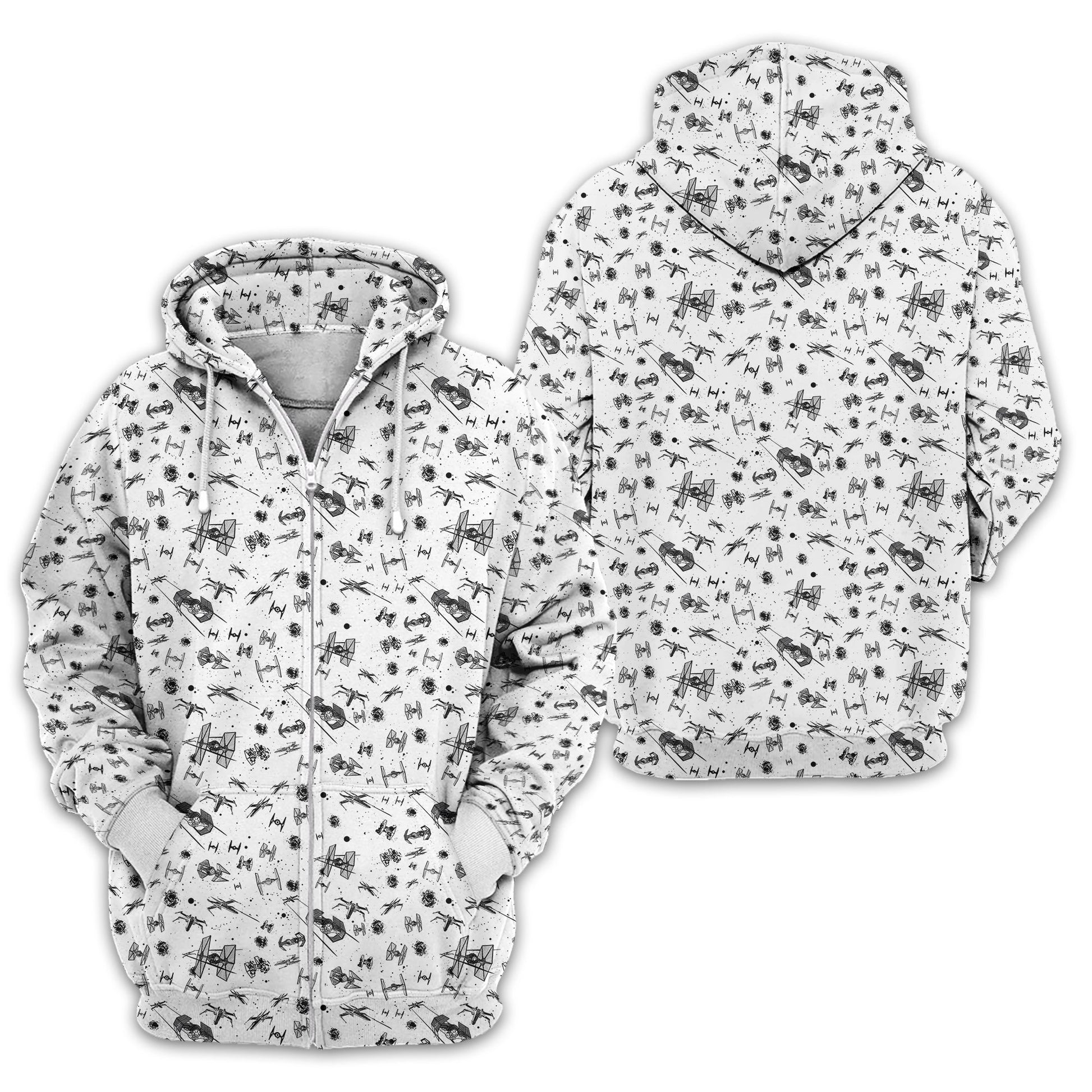 White Galaxy Golf Polo Shirt, Gift For Golfers, Golf Gift For Men