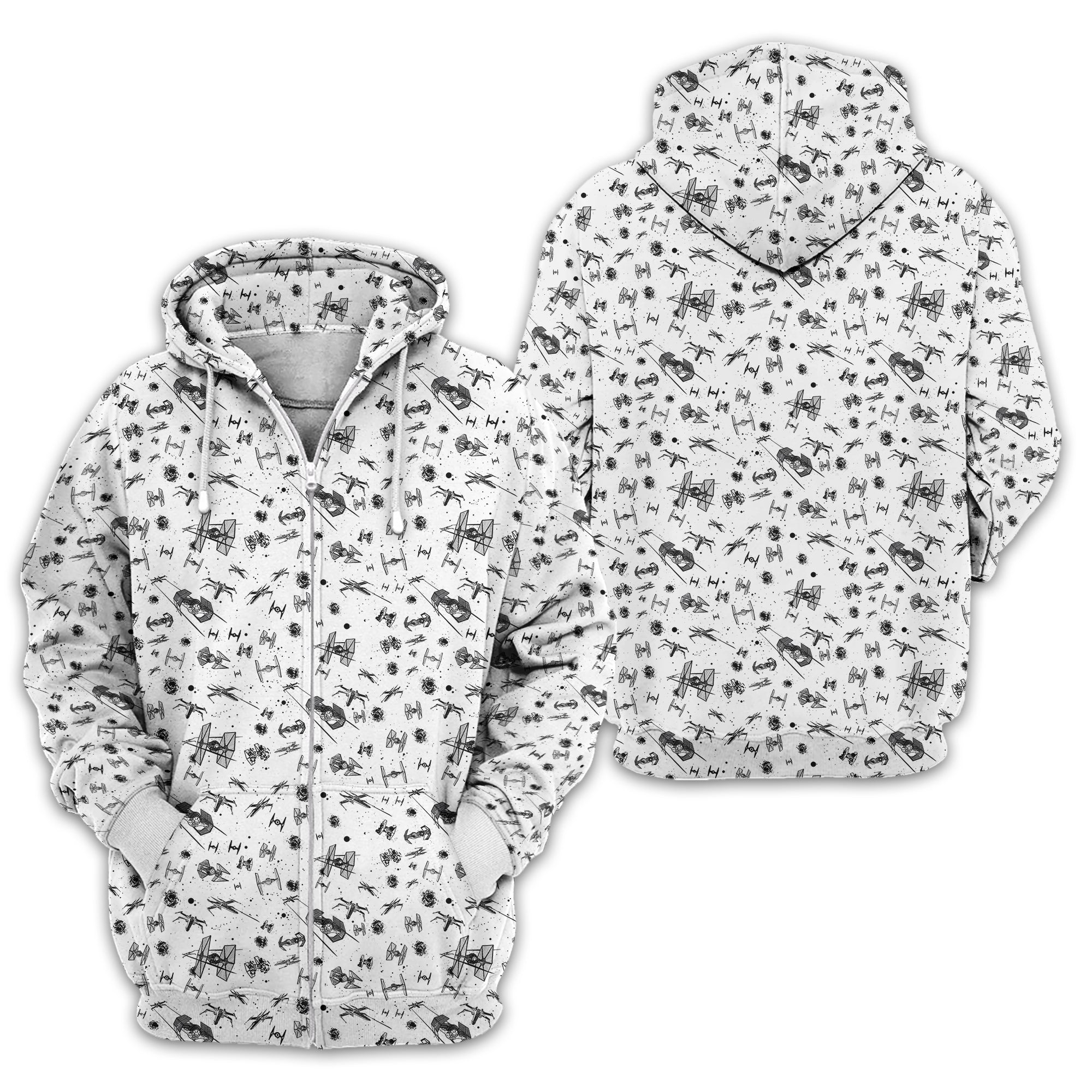 White Galaxy Golf Polo Shirt, Gift For Golfers, Golf Gift For Men