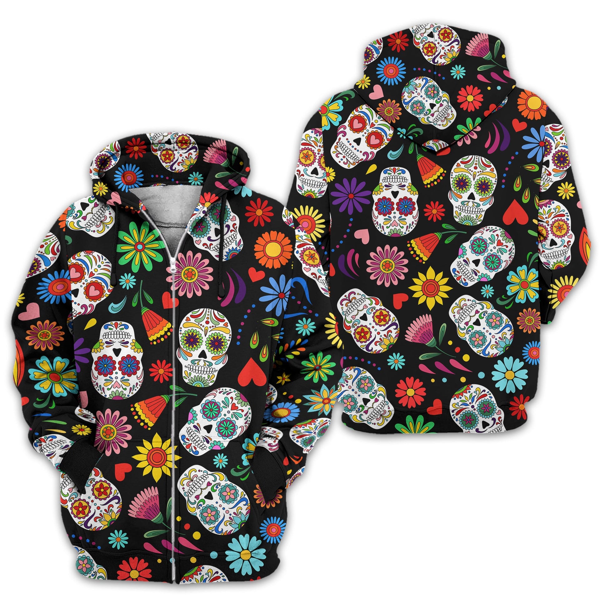 Fiesta Feeling Skull Men's Golf Polo Shirt, Funny Golf Shirt, Gift For Golfers