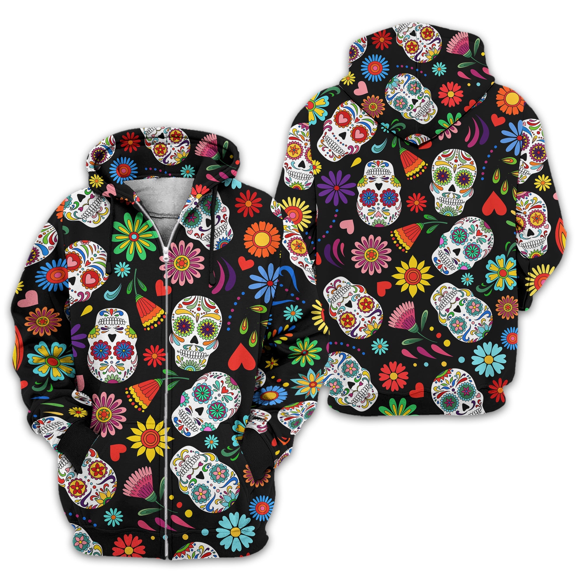 Fiesta Feeling Skull Men's Golf Polo Shirt, Funny Golf Shirt, Gift For Golfers