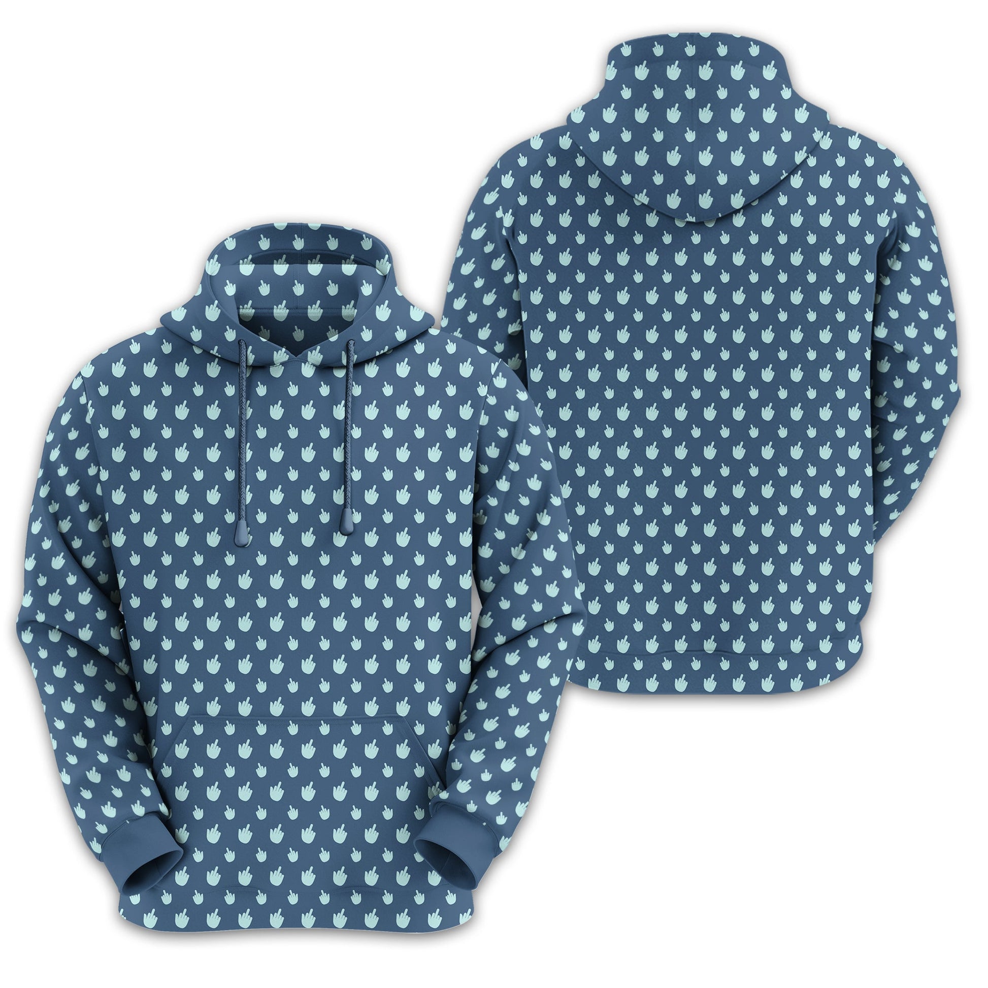 Middle Finger Dirty Absurd Golf Polo Shirt, Fun Golf Shirts For Men, Funny Golf Shirt