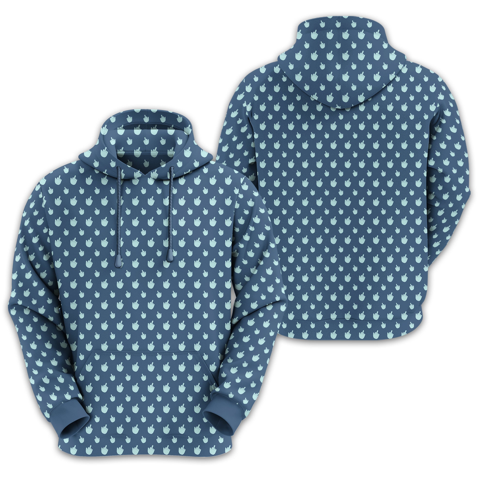 Middle Finger Dirty Absurd Golf Polo Shirt, Fun Golf Shirts For Men, Funny Golf Shirt