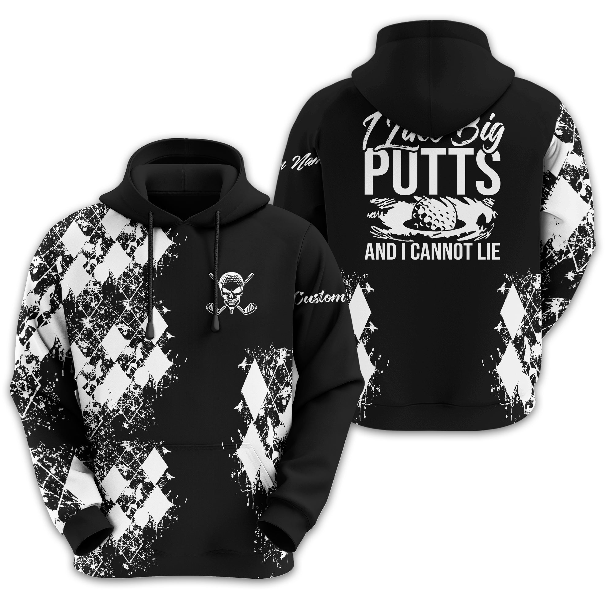 I Like Big Putts And I Cannot Lie Golf Polo Shirt, Gift For Golfers, Golf Gift For Men