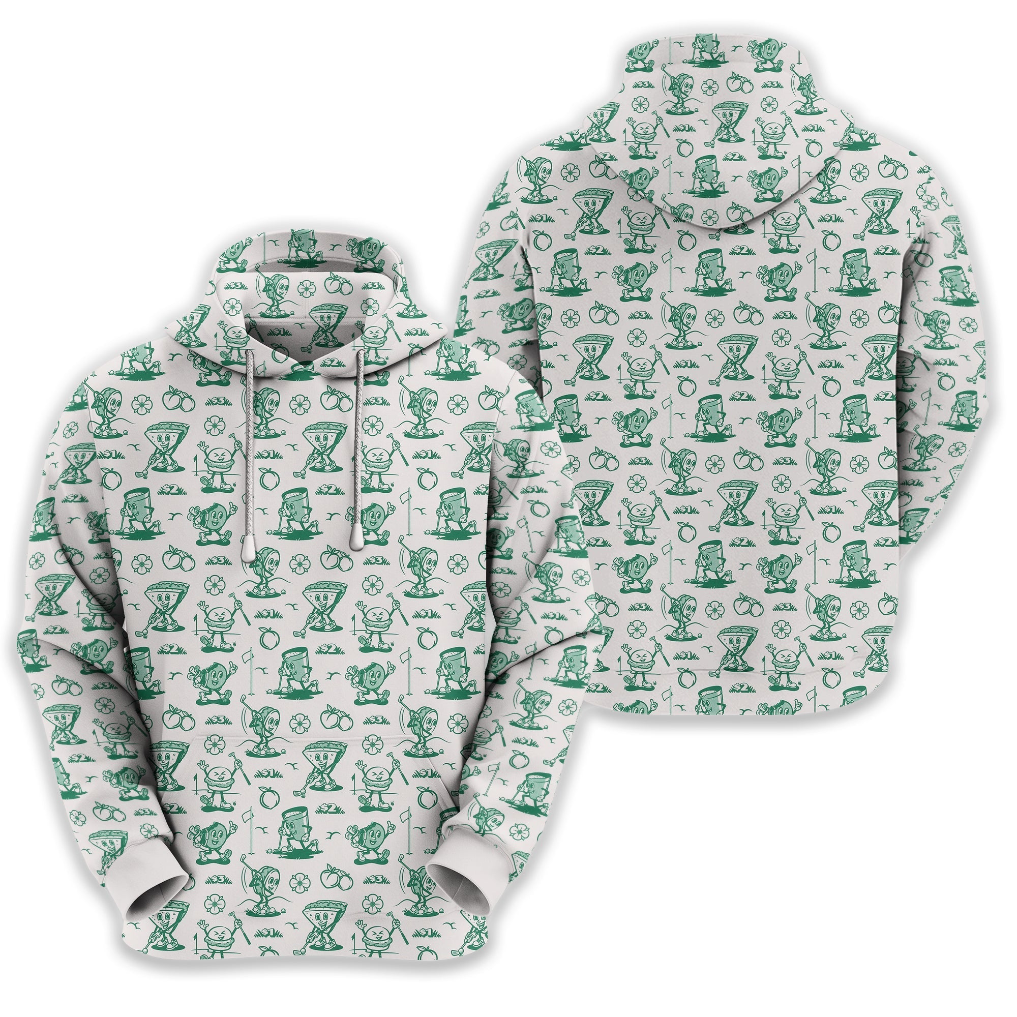 Breakfast Balls Men's Golf Polo Shirt, Golfing Apparel, Gift For Golfers