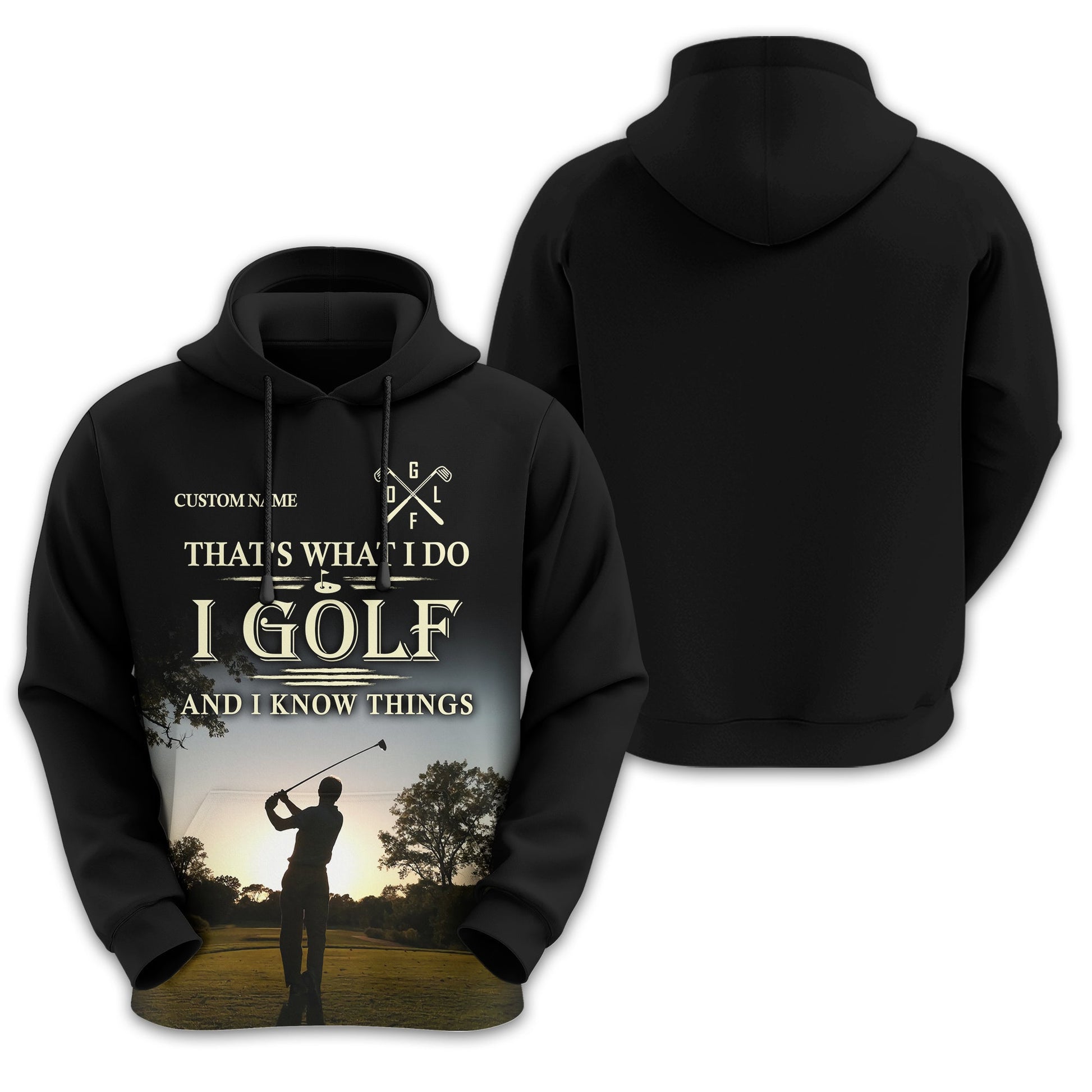 Thats What I Do I Golf, Personalized Golf Shirt, Unique Gift For Golfer